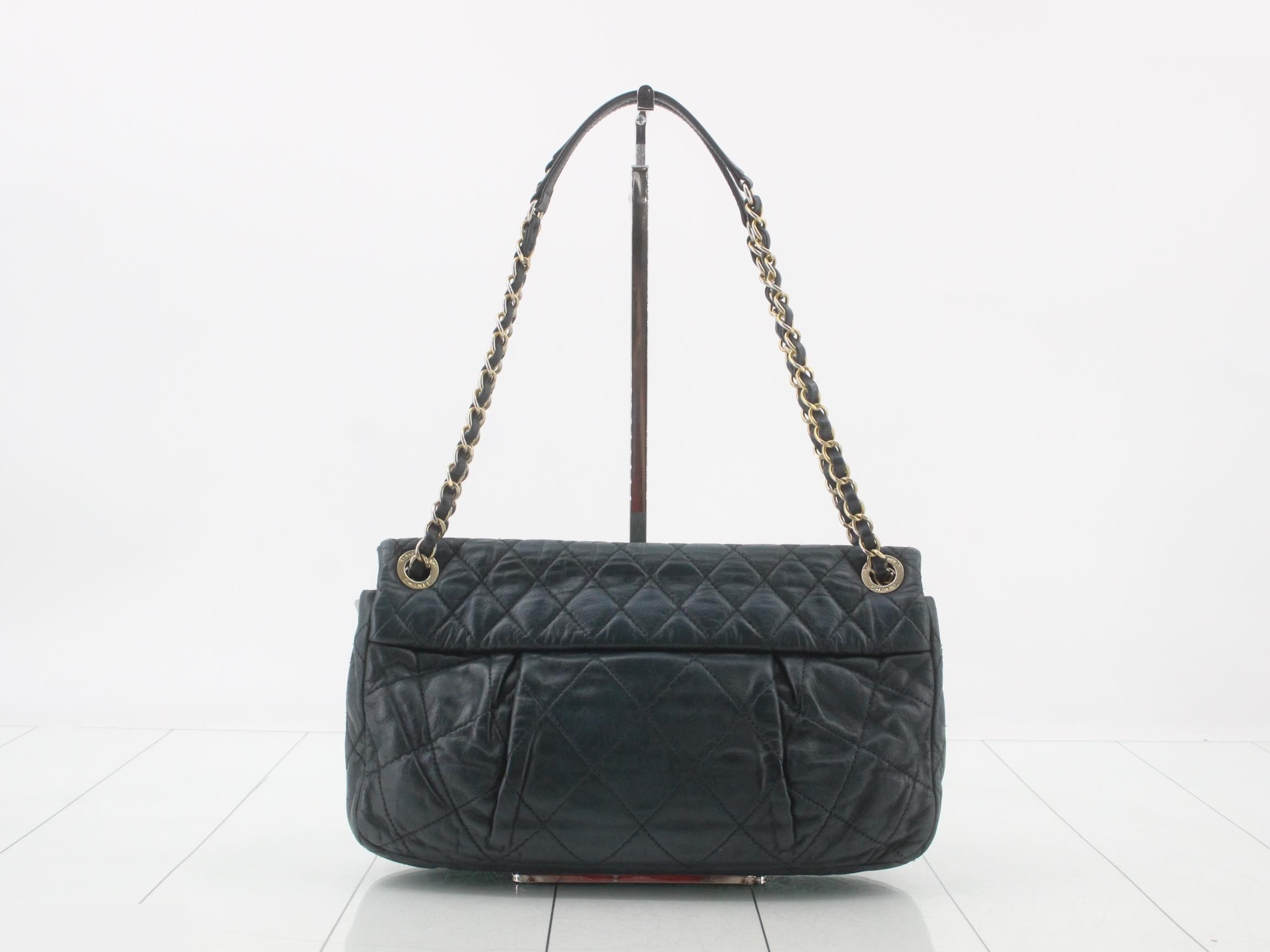 Matelassé Double Flap Chain Shoulder Bag — view 2
