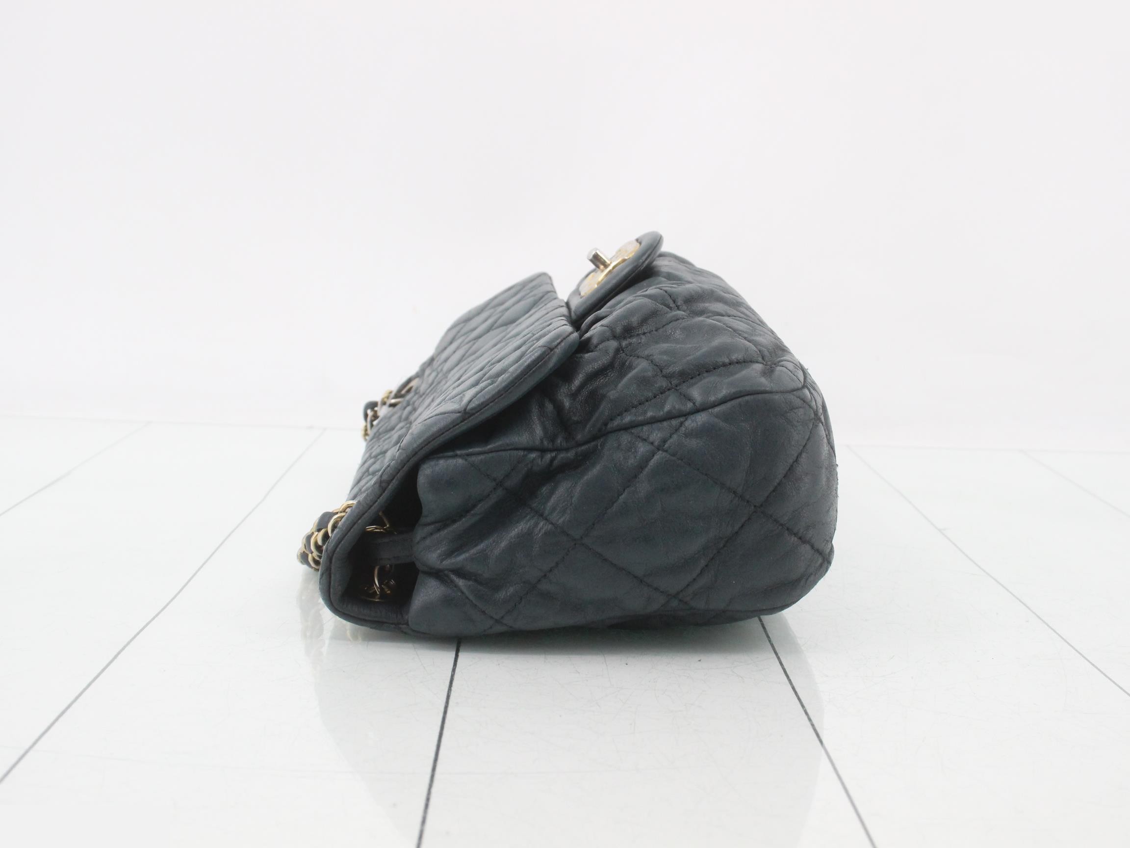 Matelassé Double Flap Chain Shoulder Bag — view 4