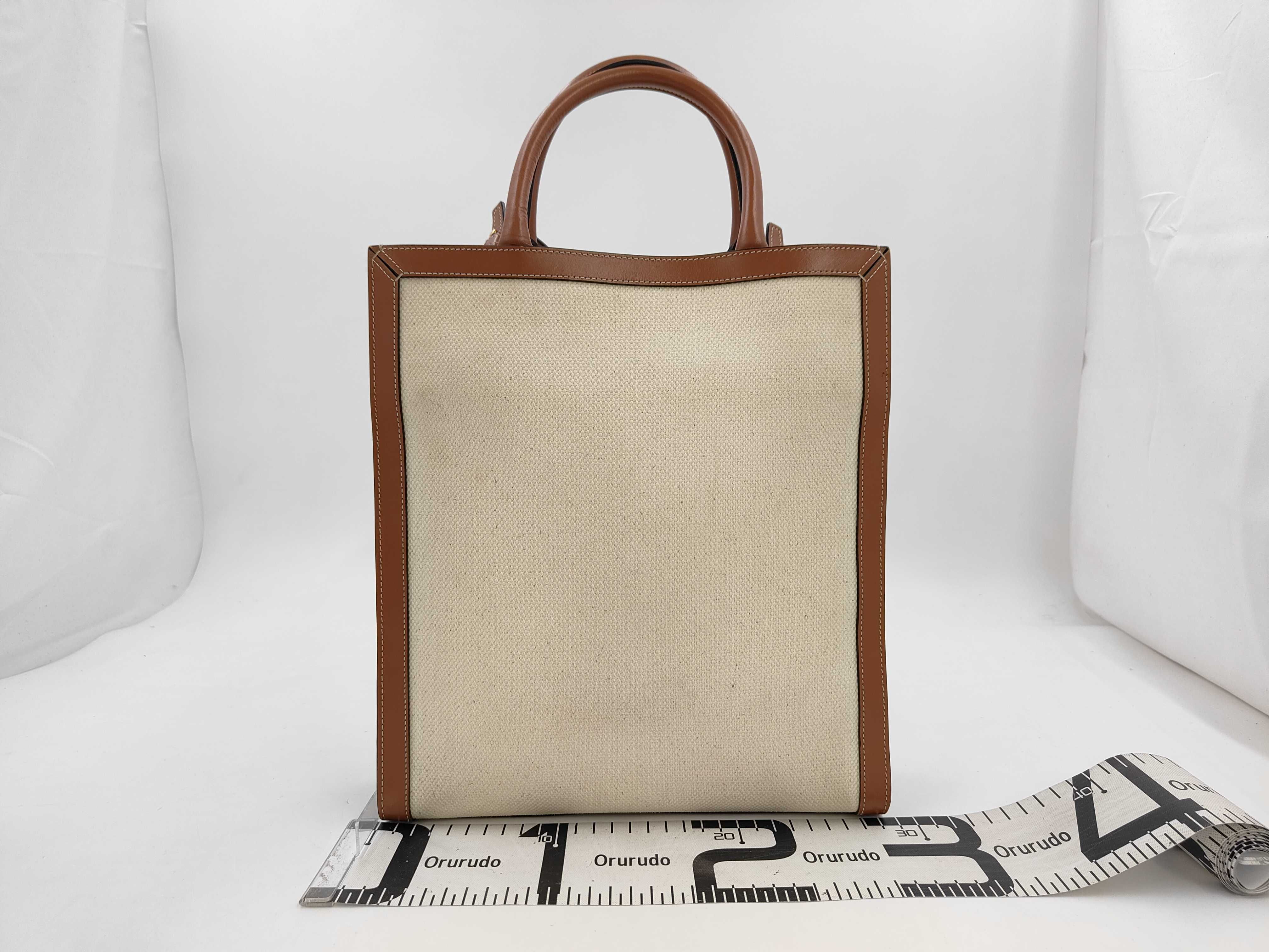Triomphe Vertical Cabas 2-Way Tote Bag/Handbag — view 2