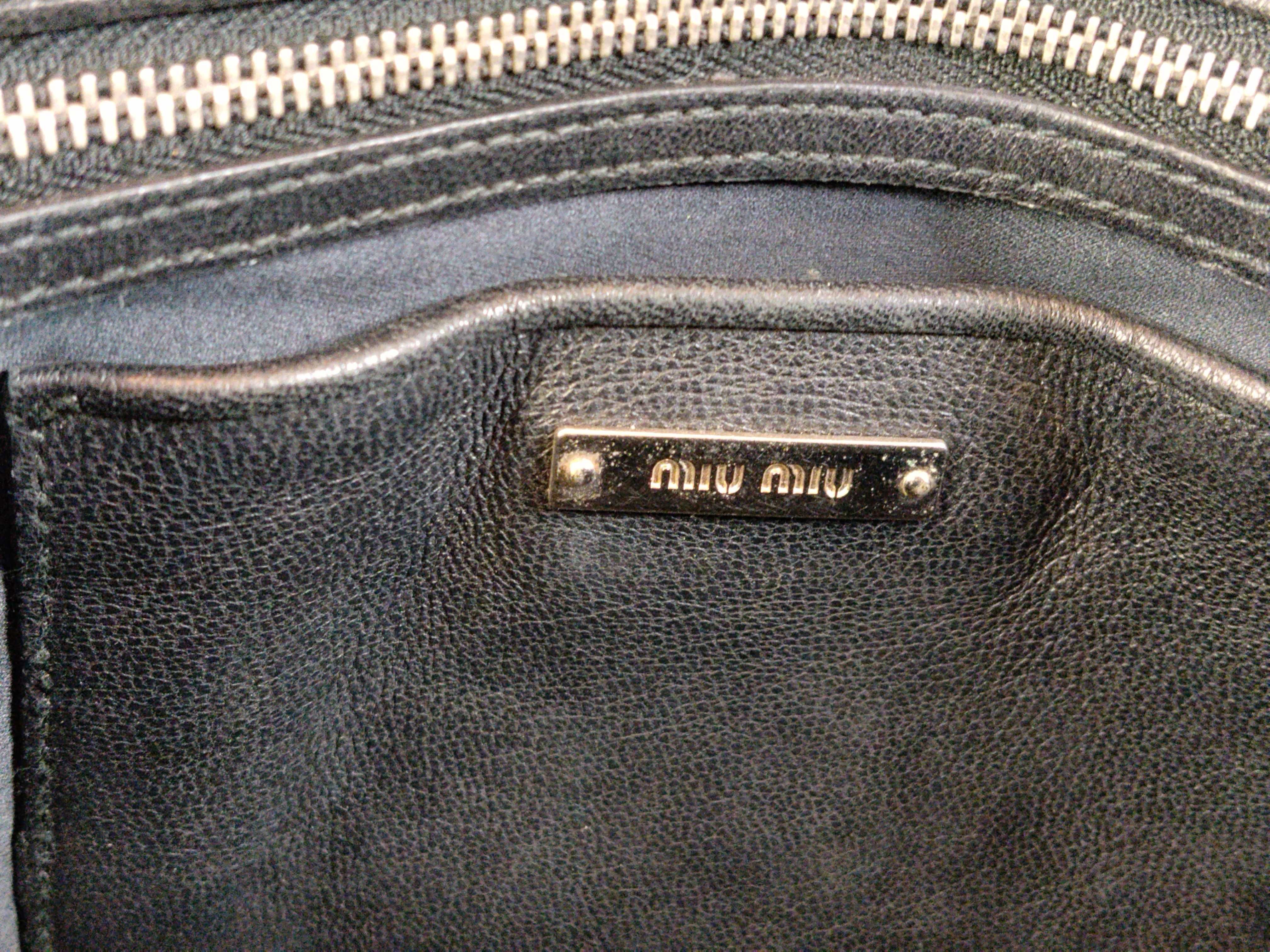 Crystal Black Wrinkled Sheepskin Shoulder Bag — view 11