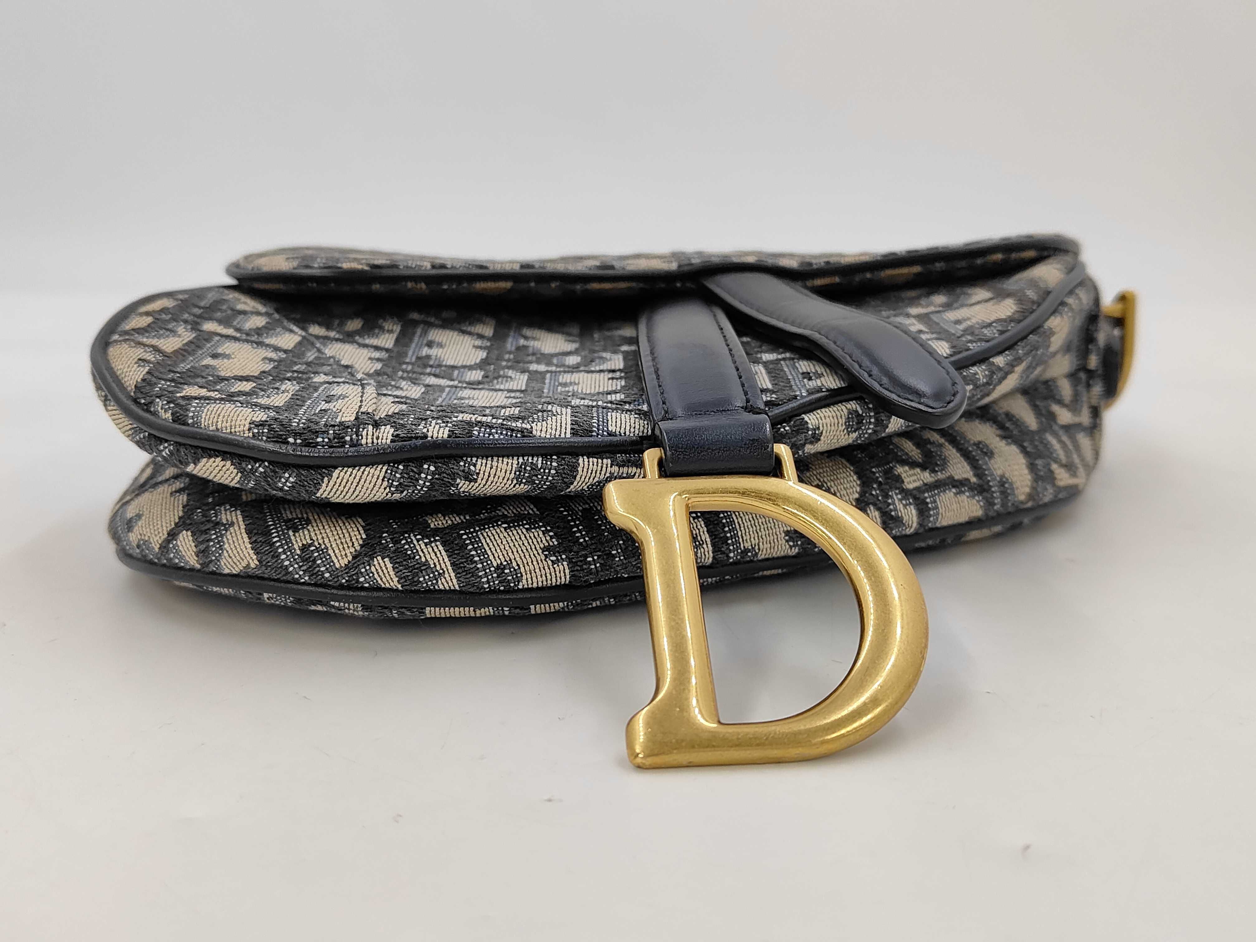 Oblique Saddle Handbag — view 7