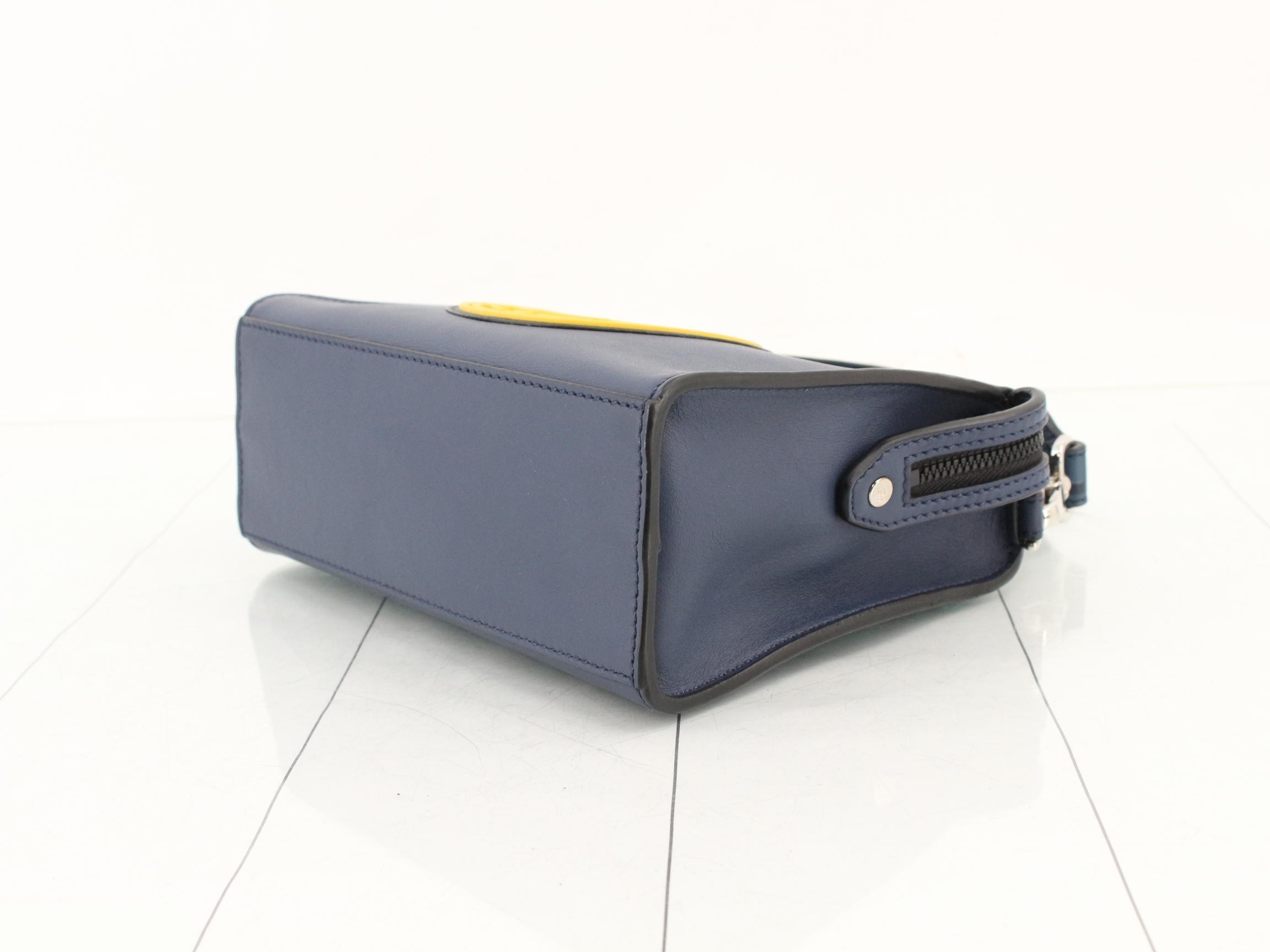Mini Louis Zucca Leather Shoulder Bag — view 6