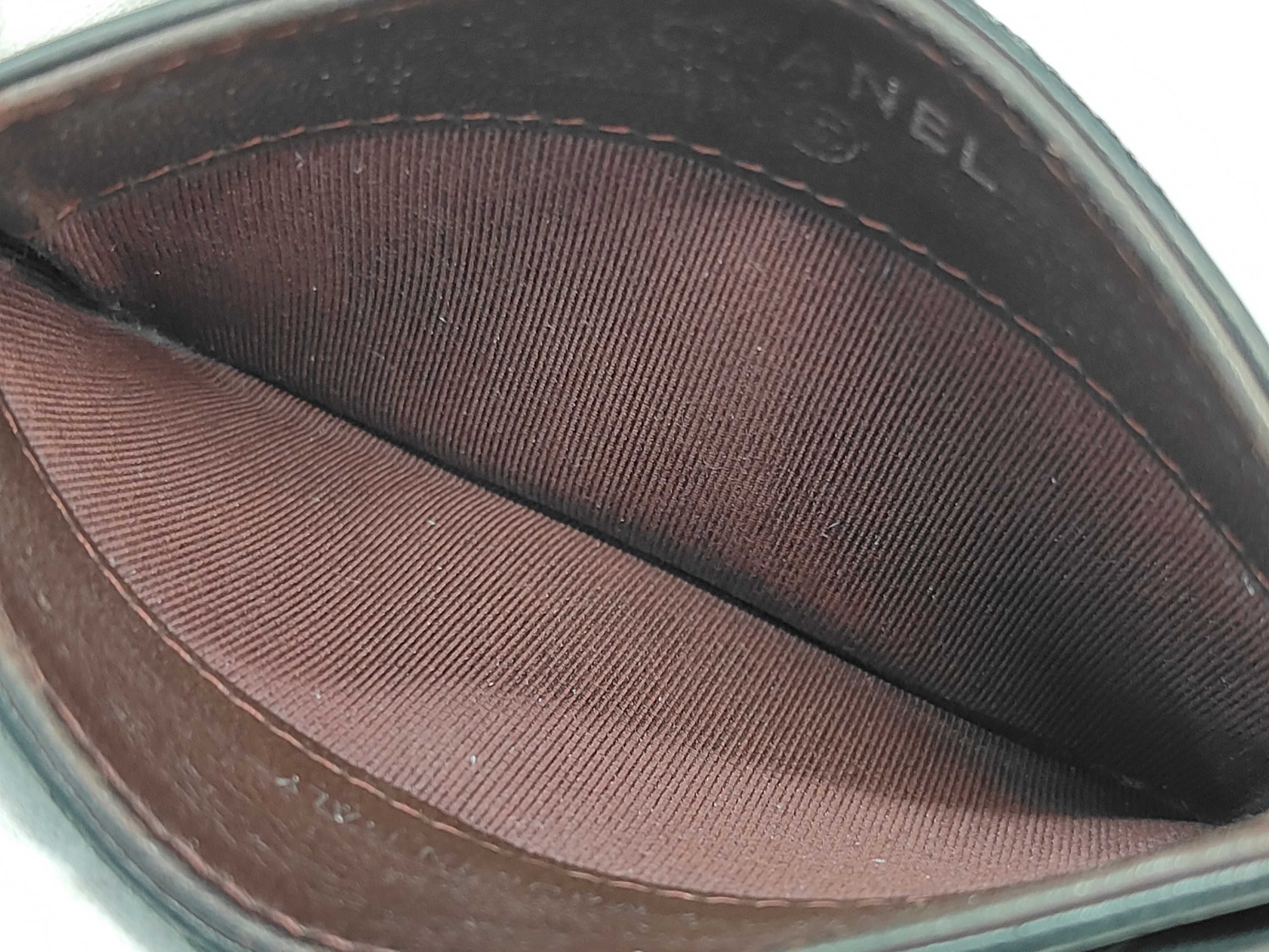 Calfskin Card Case, Matelassé Coco Leather, Silver Hardware, Card Case — view 7
