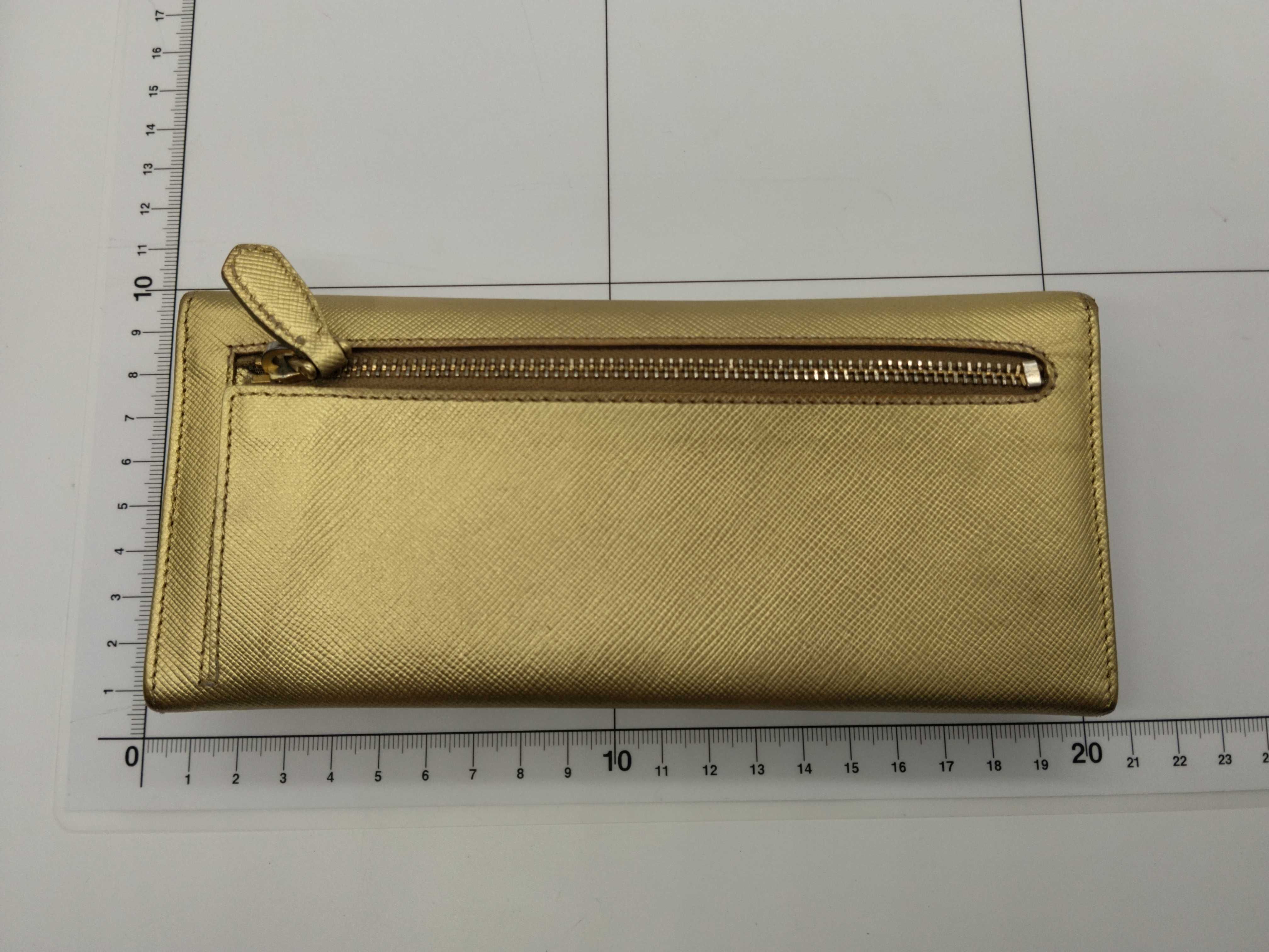 Saffiano Metal Logo Long Wallet — view 2