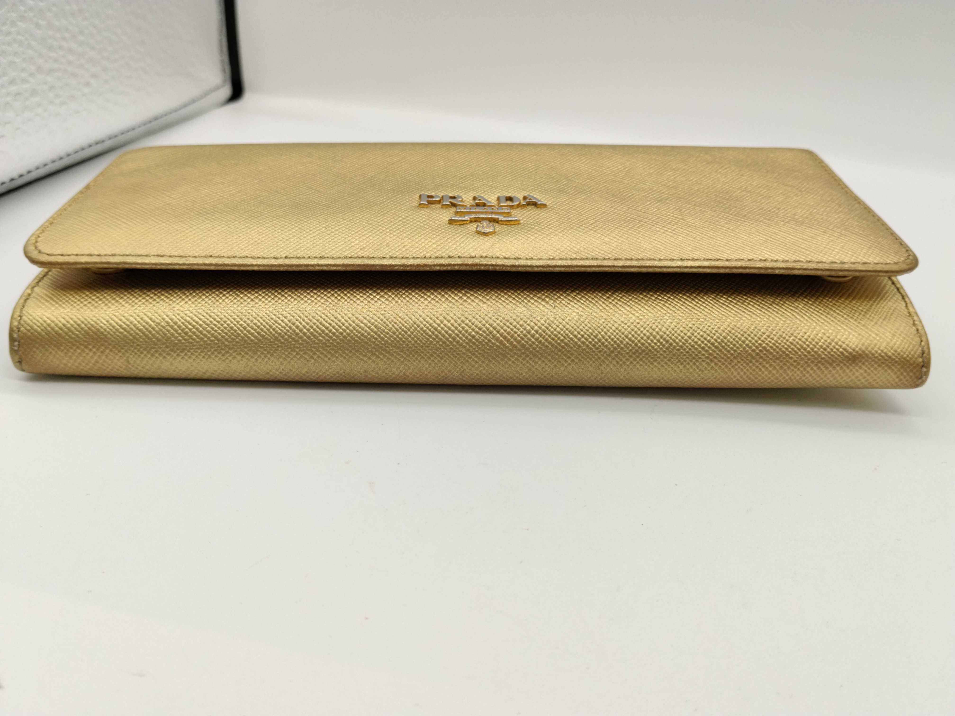 Saffiano Metal Logo Long Wallet — view 3