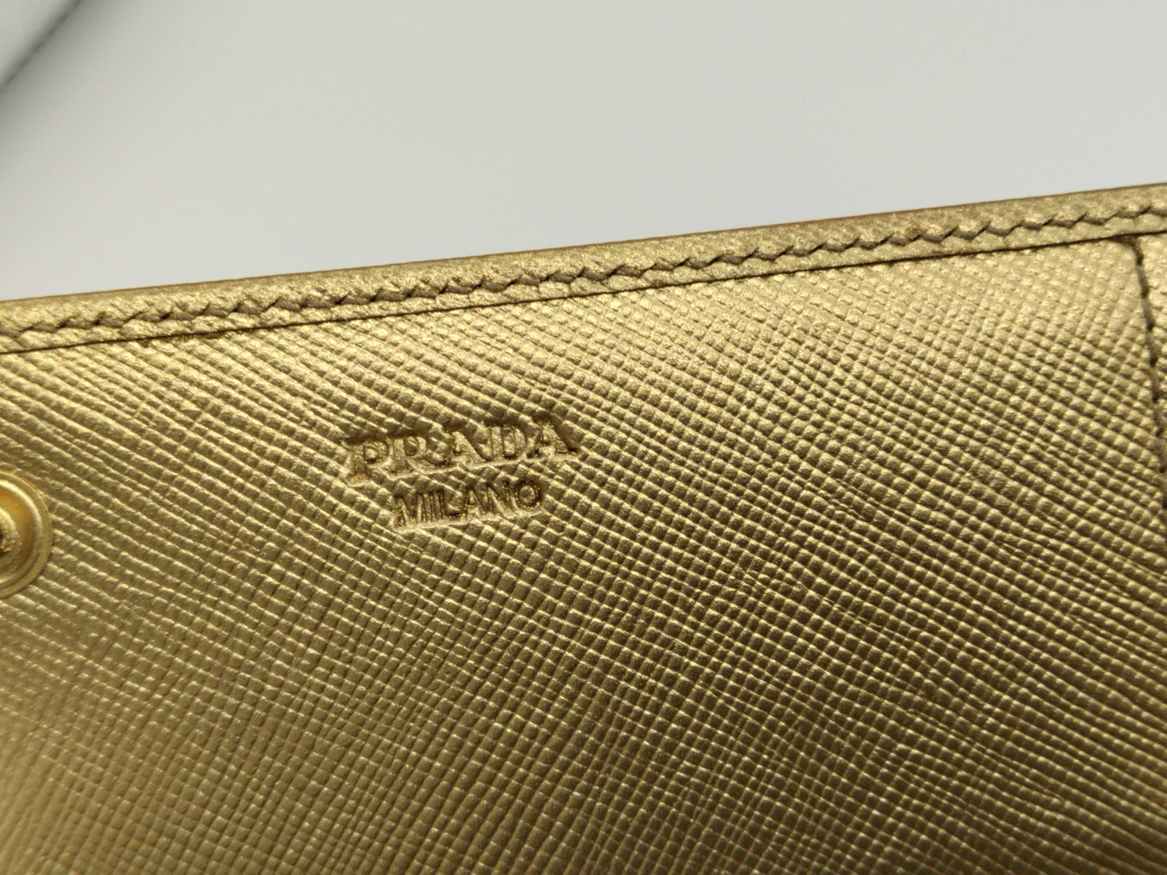 Saffiano Metal Logo Long Wallet — view 6