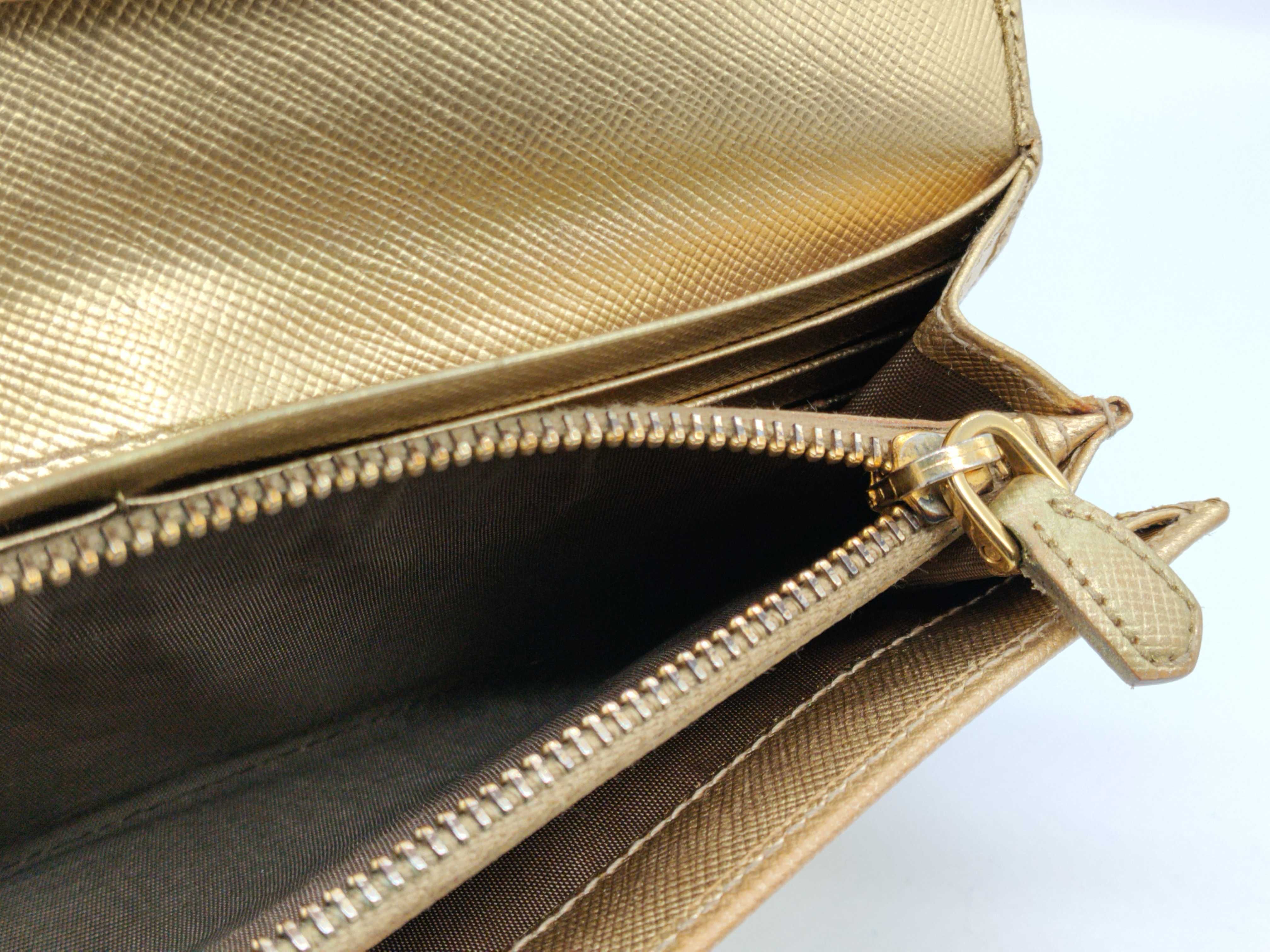 Saffiano Metal Logo Long Wallet — view 9