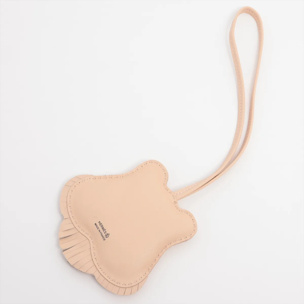 Petit H charm, Agneau Milo x Silk, Beige, — view 2