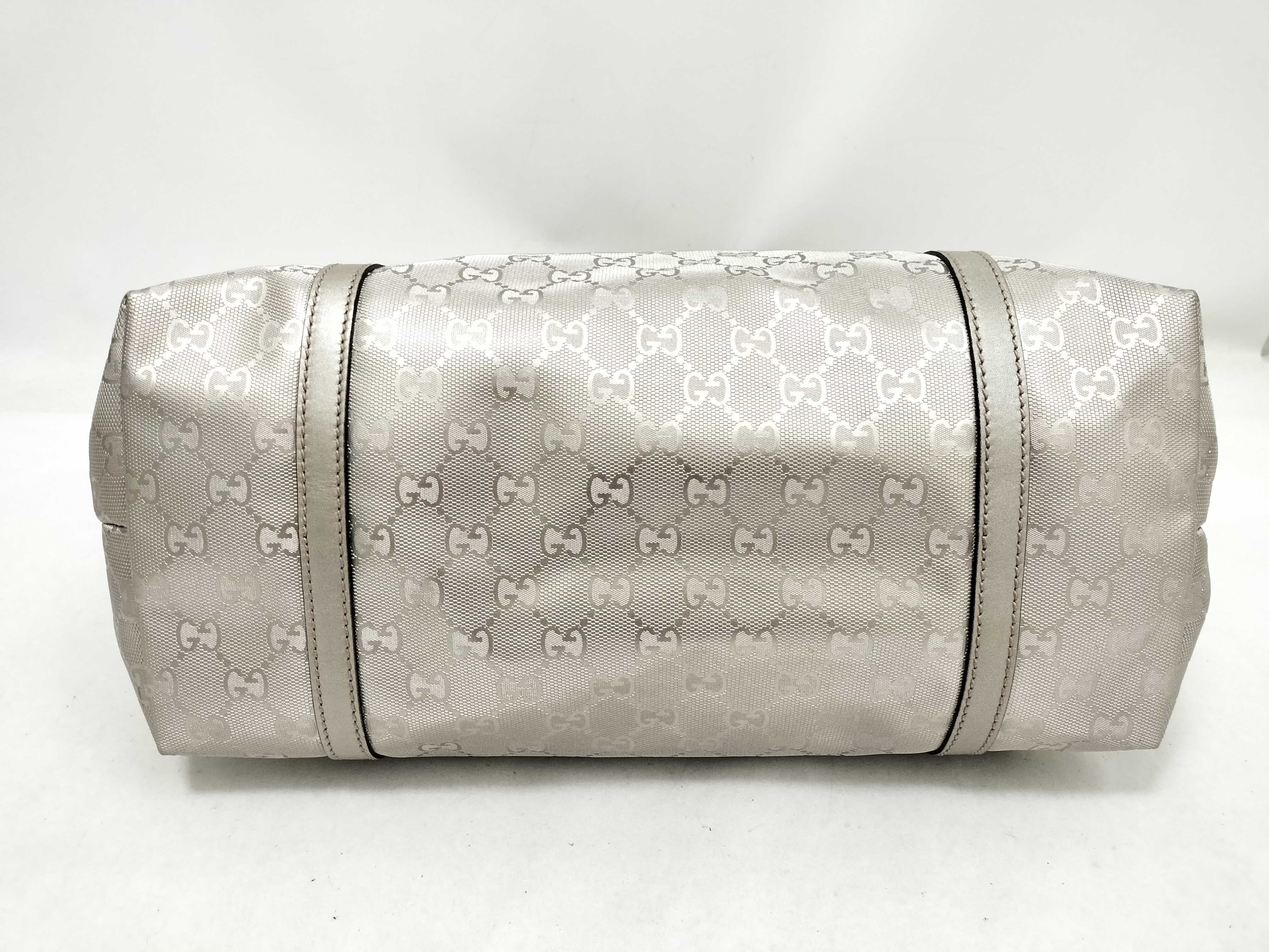 GG Imprime Tote Bag 197953 Silver Tote Bag — view 7