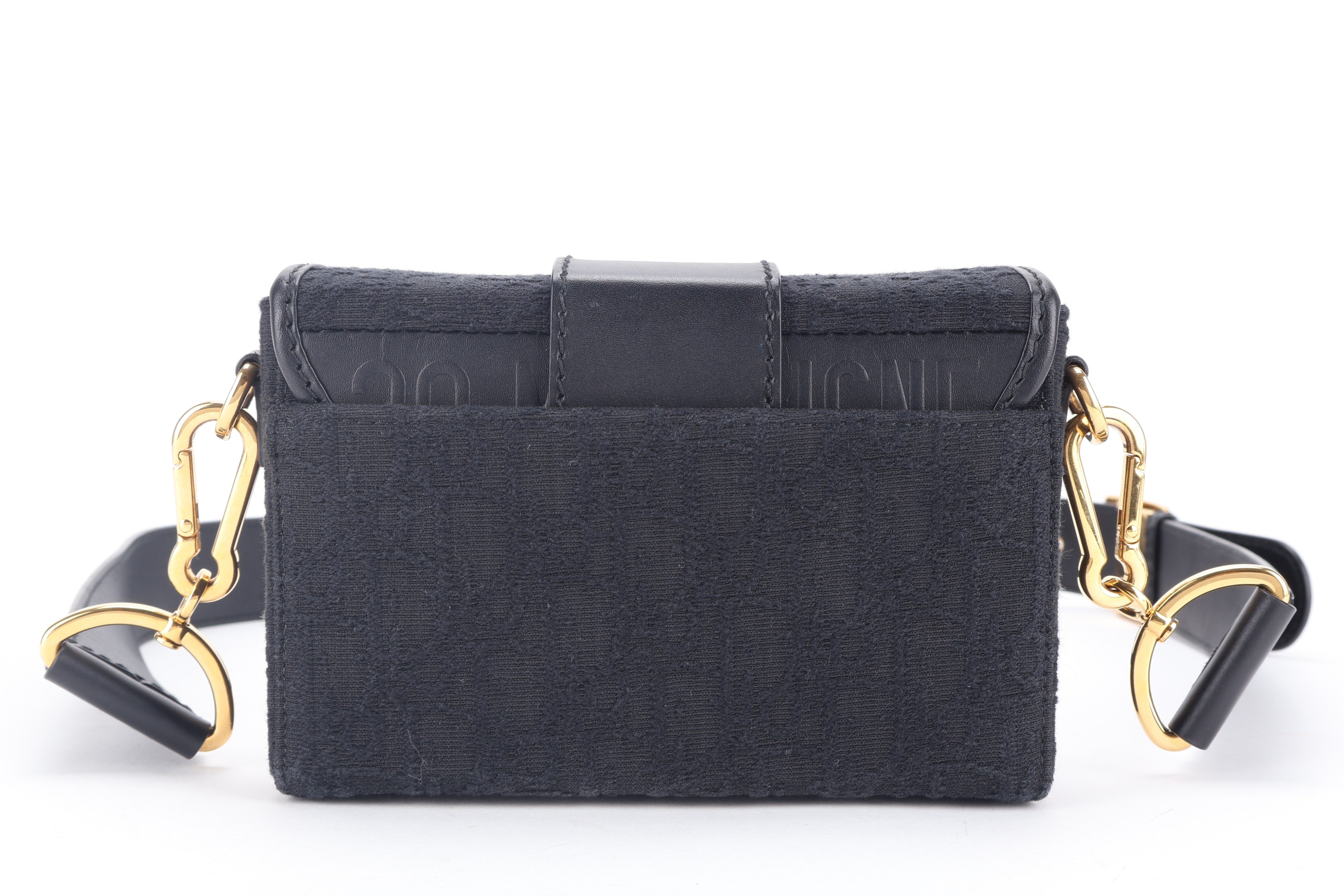 MONTAIGNE BOX NAVY BLUE OBLIQUE GHW — view 2