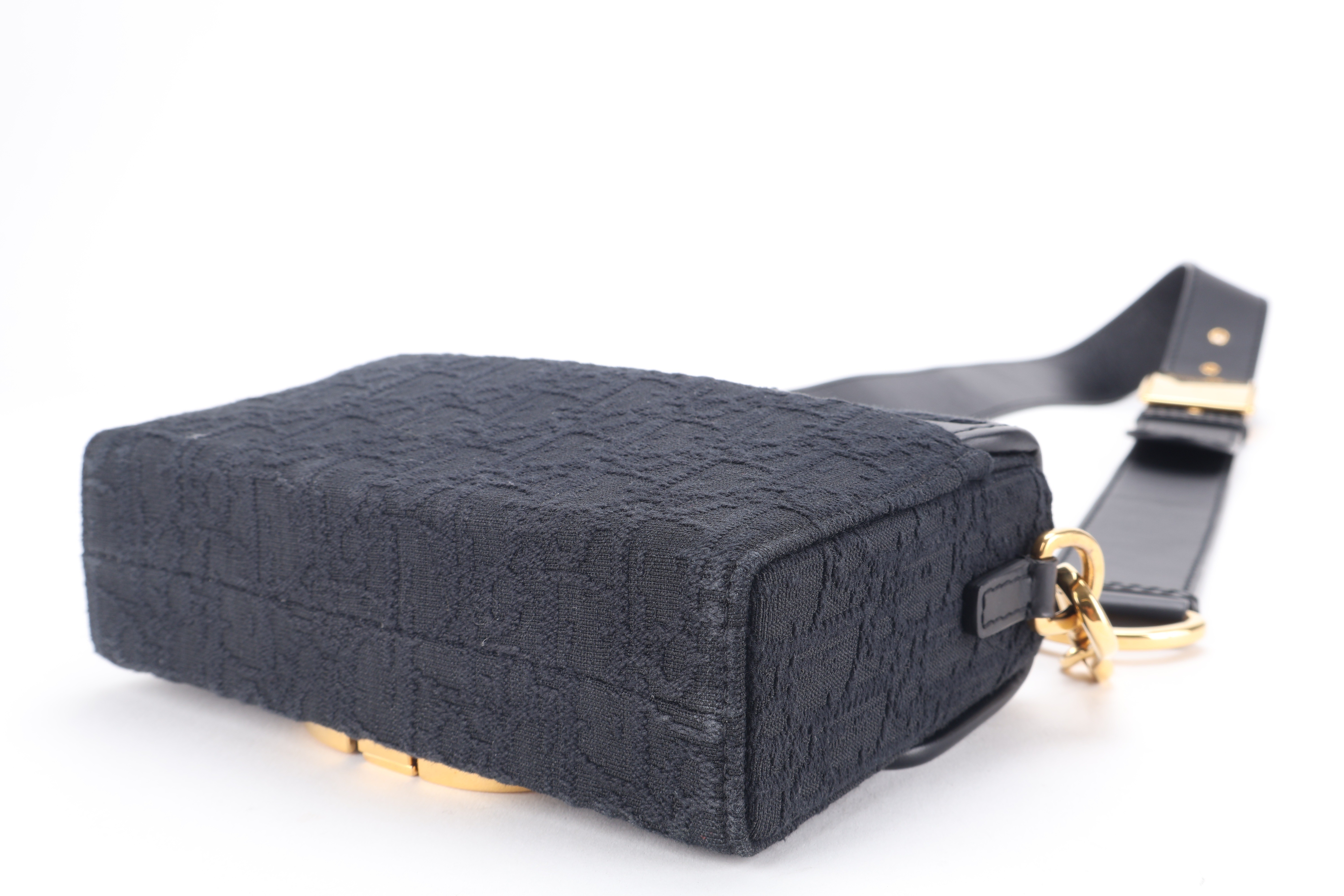 MONTAIGNE BOX NAVY BLUE OBLIQUE GHW — view 4