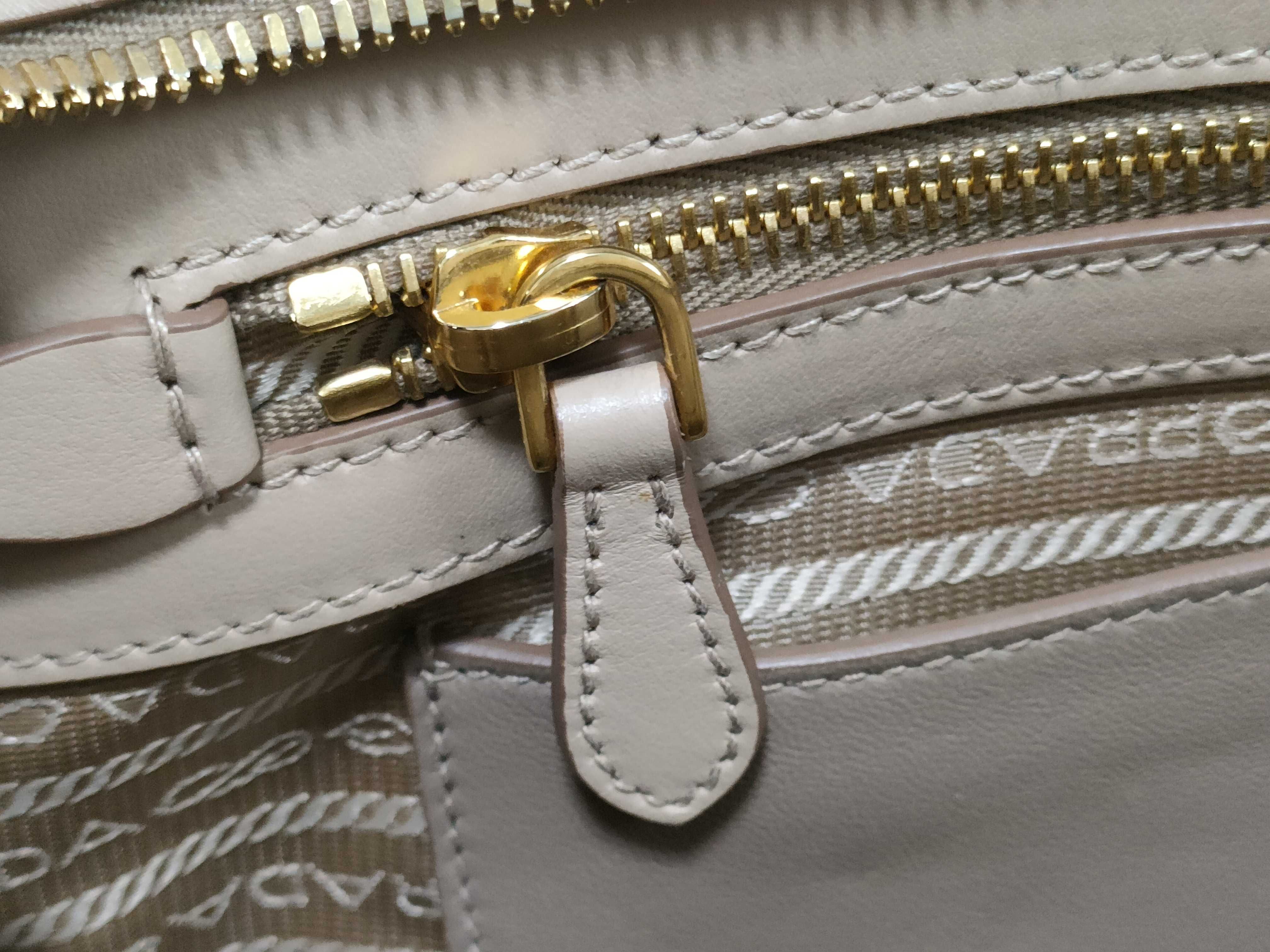 ID- Saffiano 2-way handbag Beige 1BA047 Handbag — view 11