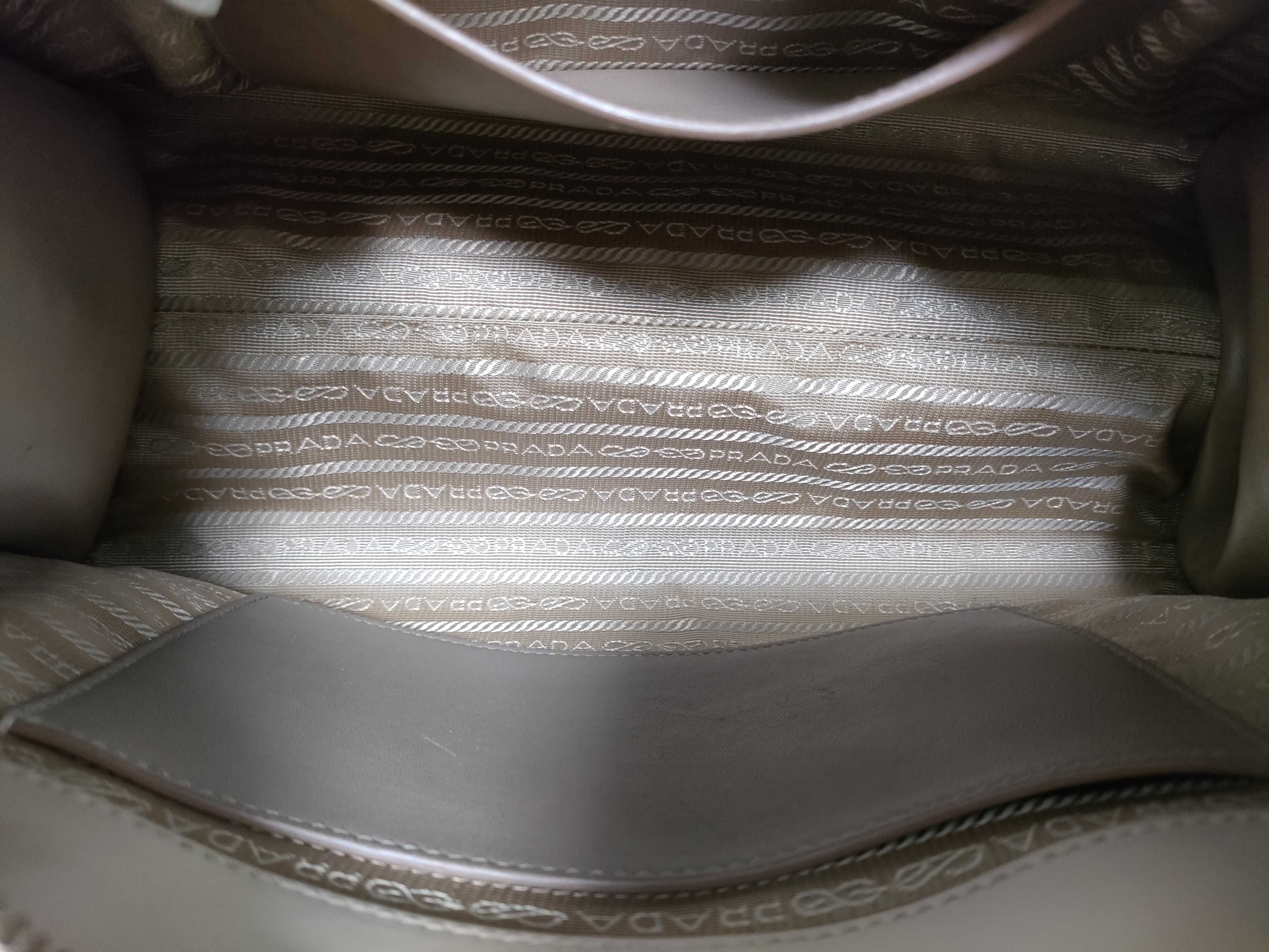 ID- Saffiano 2-way handbag Beige 1BA047 Handbag — view 12