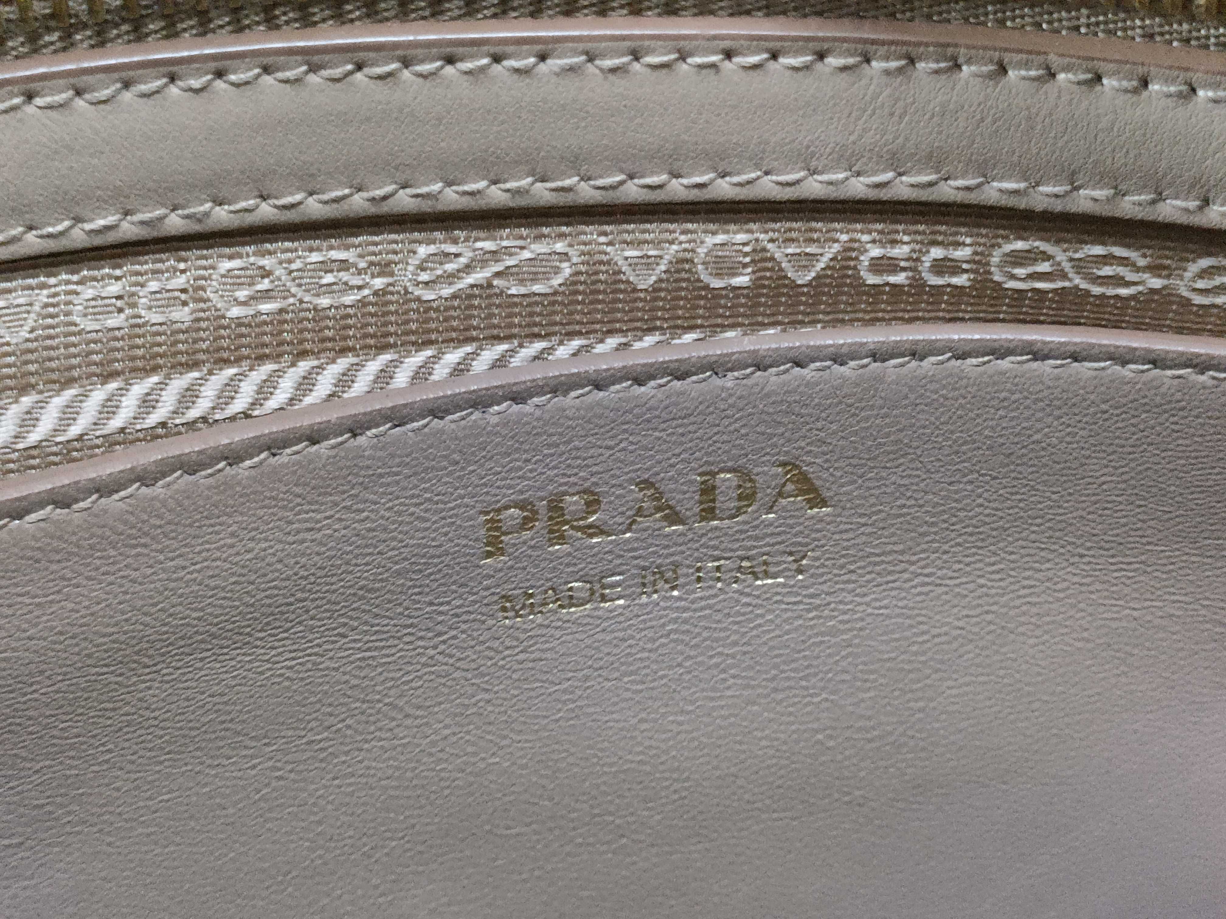 ID- Saffiano 2-way handbag Beige 1BA047 Handbag — view 10