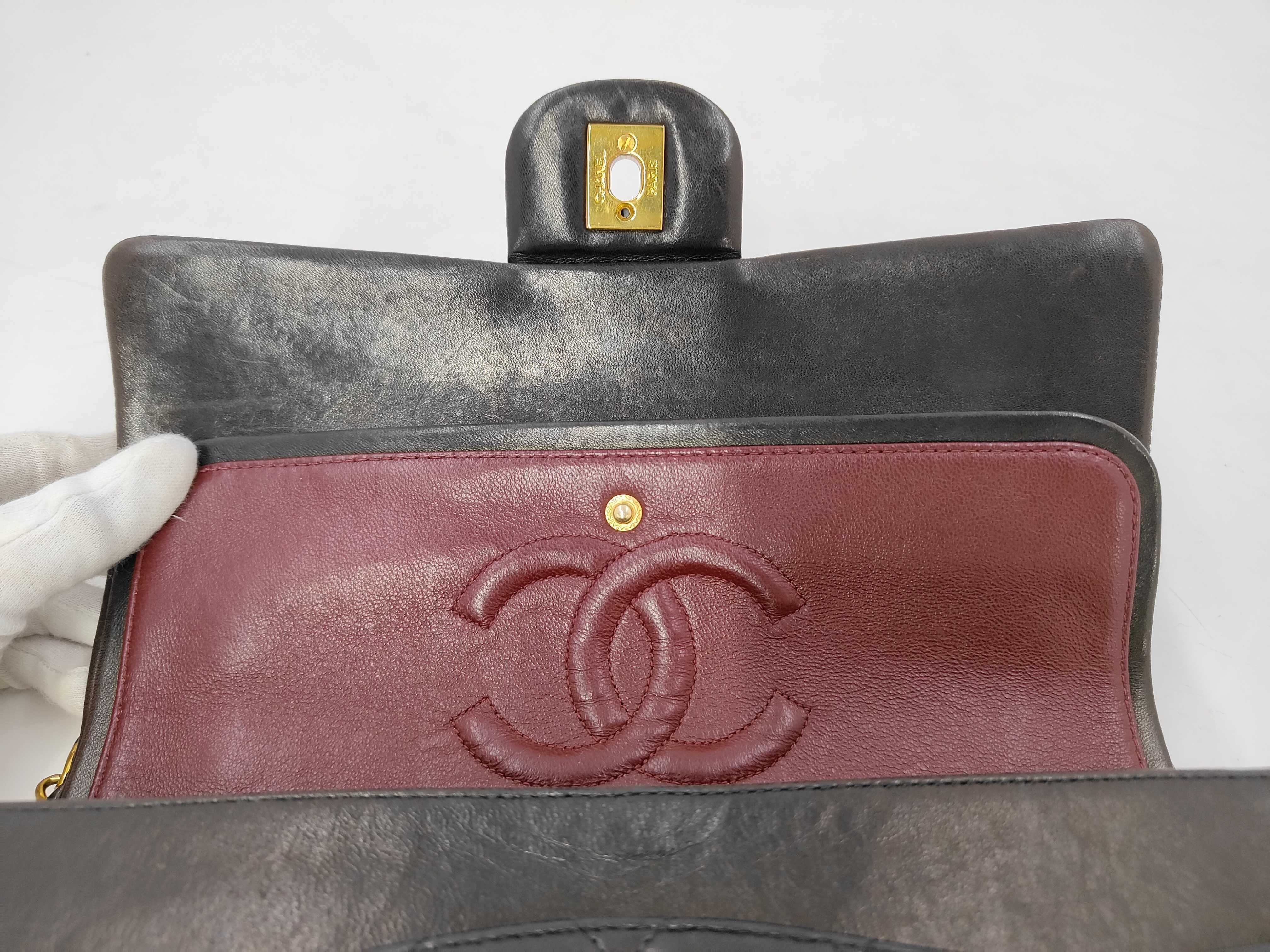 Lambskin Matelassé Coco Mark Double Flap Shoulder Bag — view 10