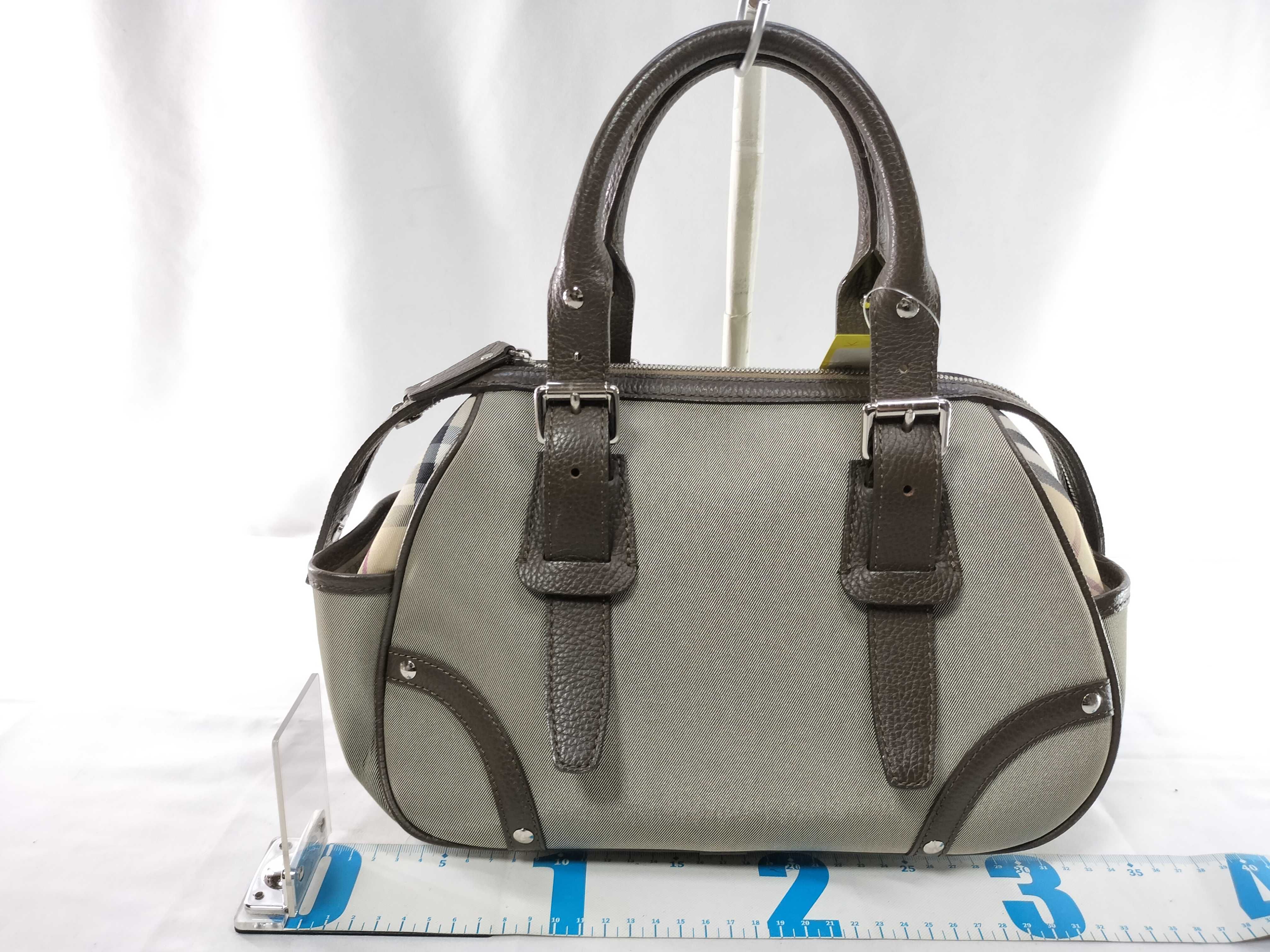 Check Mini Boston Bag — view 2