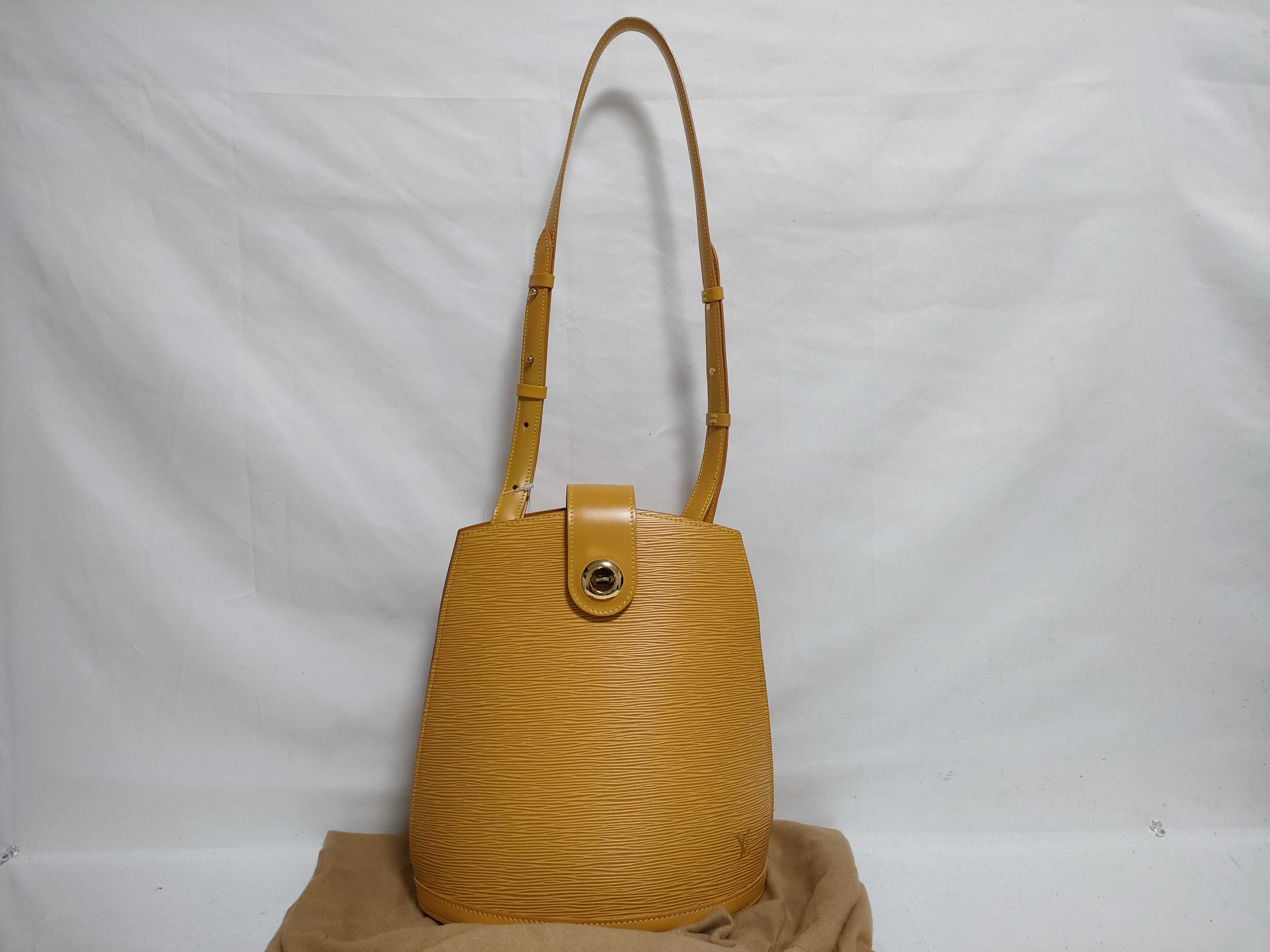 Epi Cluny Yellow Shoulder Bag