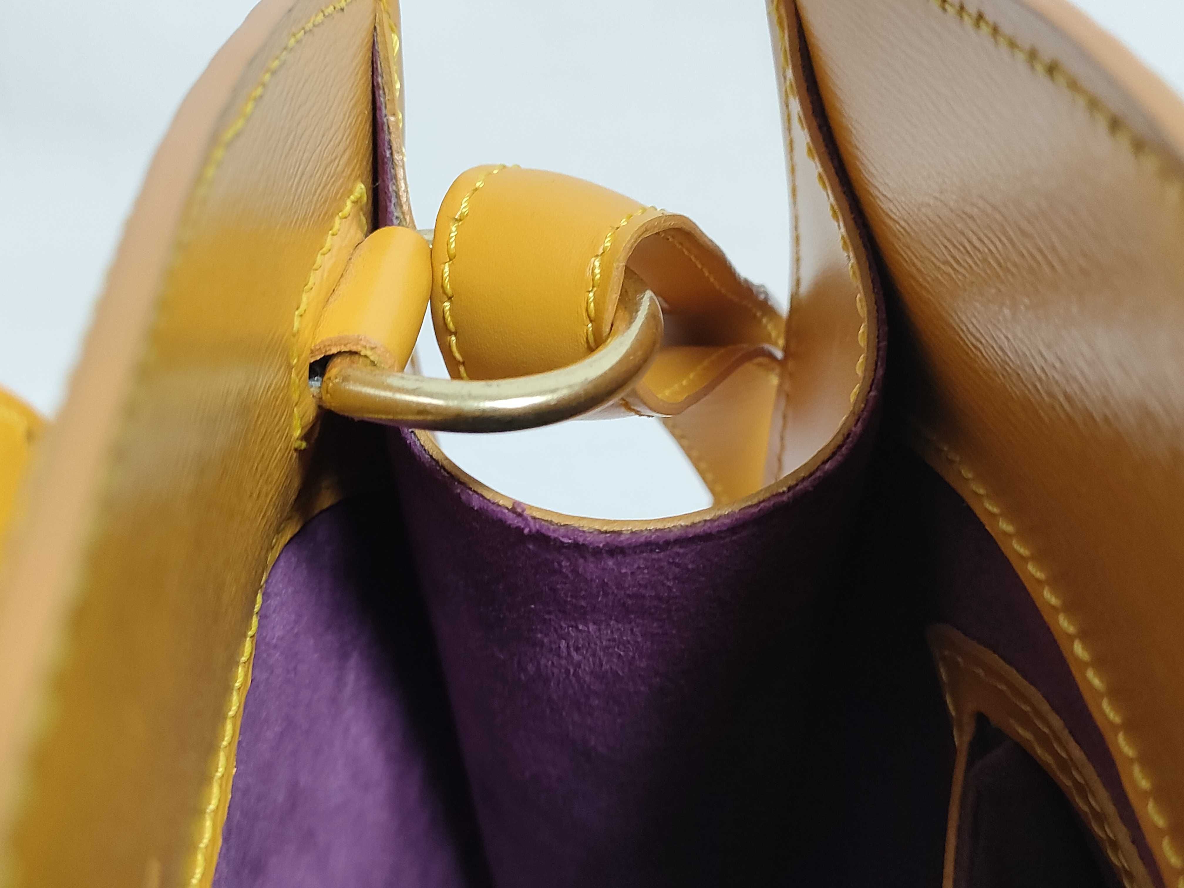 Epi Cluny Yellow Shoulder Bag — view 8
