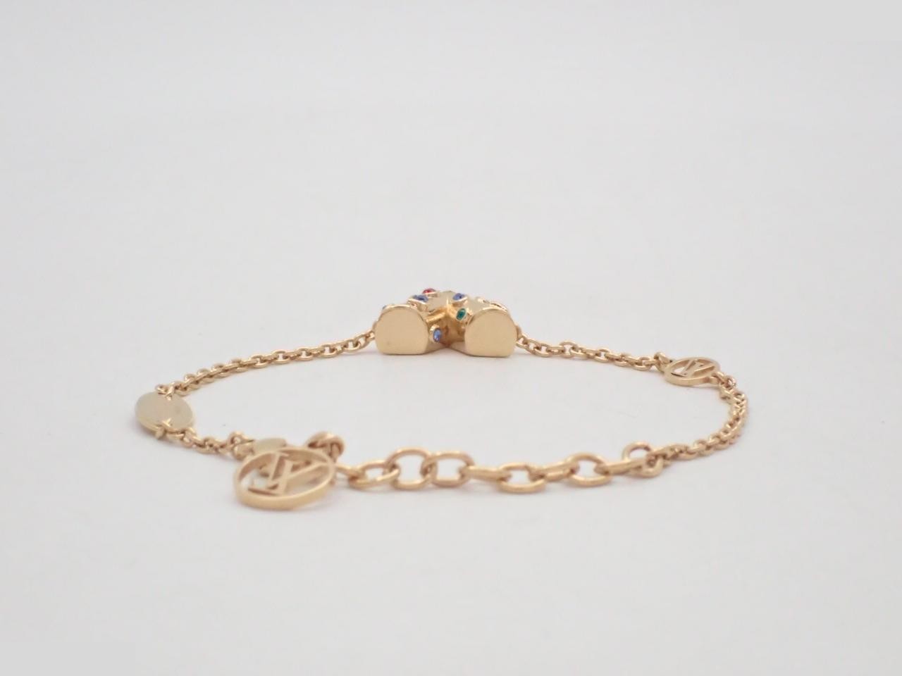LV M68921 Essential V Rhinestone Bracelet, Wrist size approximately 18cm — view 2