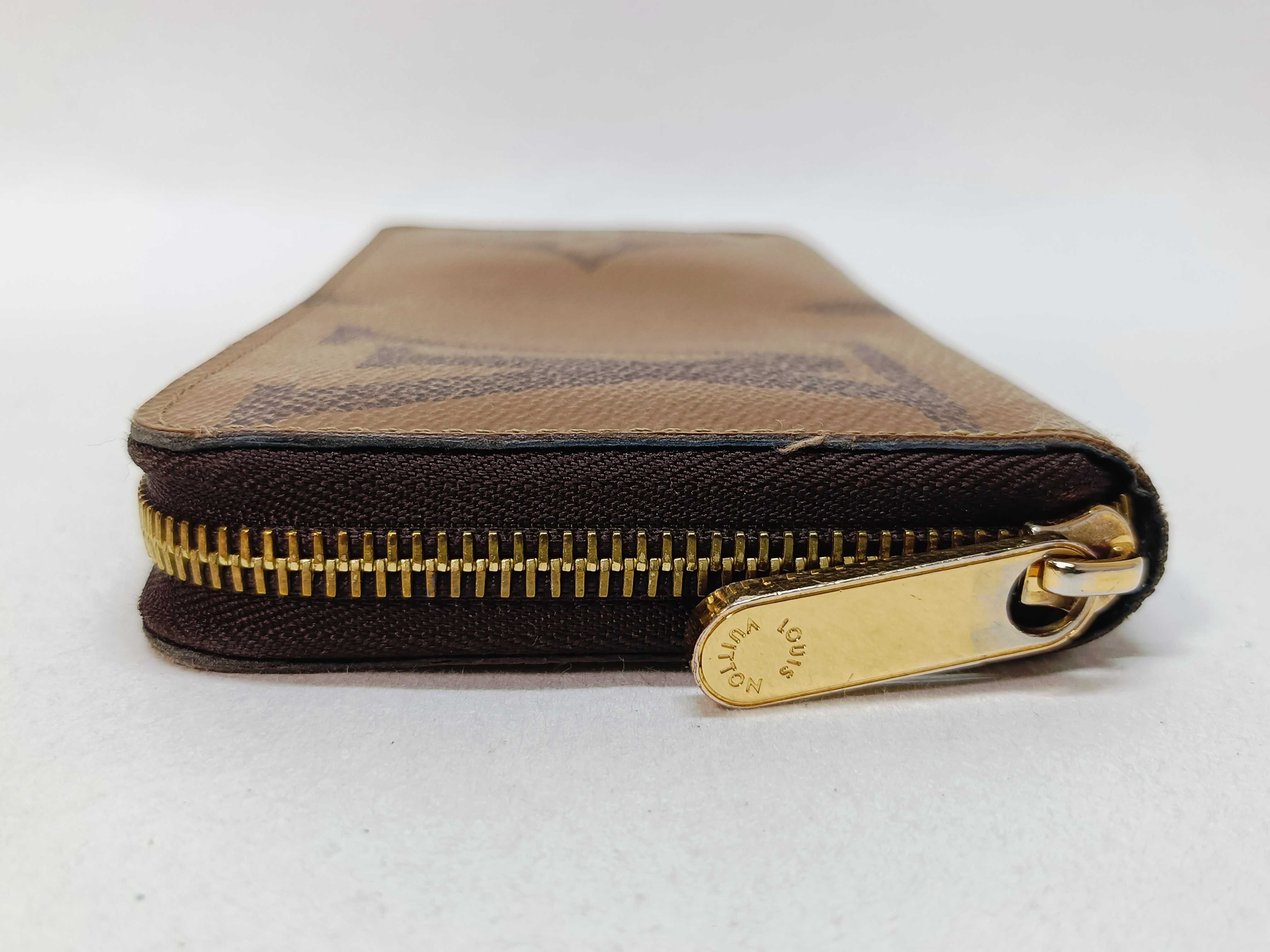 Monogram Giant Reverse Canvas Zip Wallet — view 3