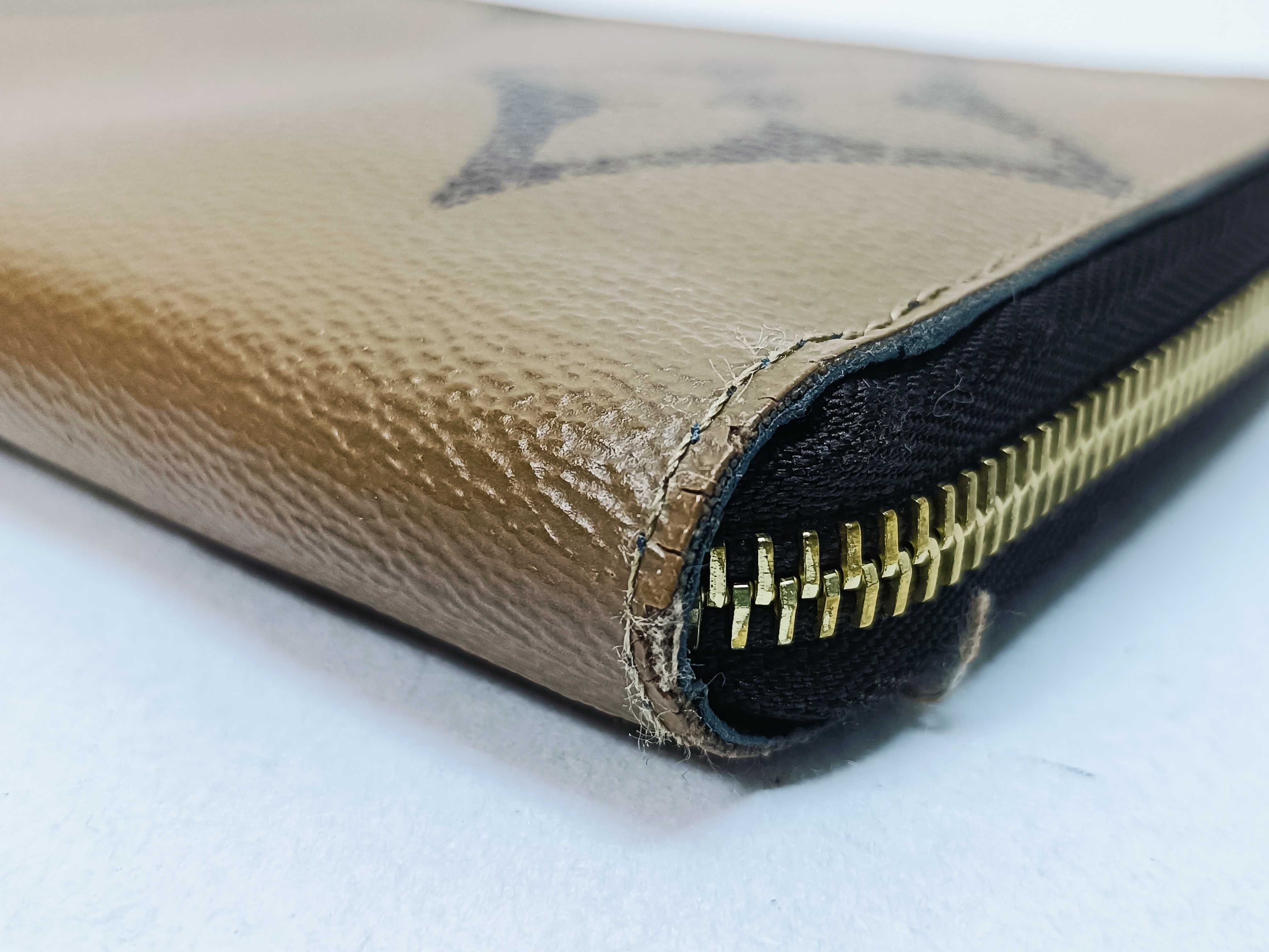 Monogram Giant Reverse Canvas Zip Wallet — view 4