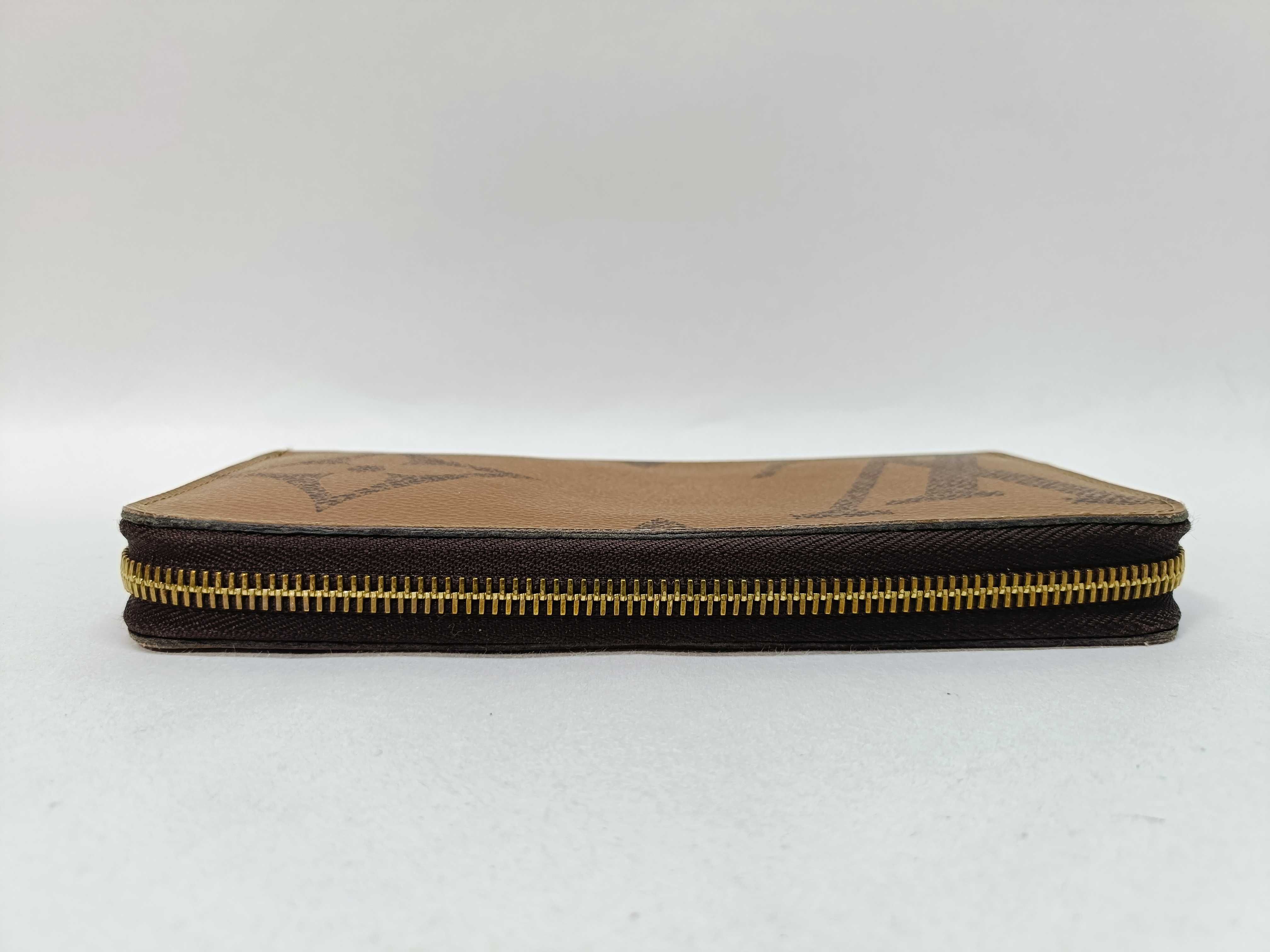 Monogram Giant Reverse Canvas Zip Wallet — view 6