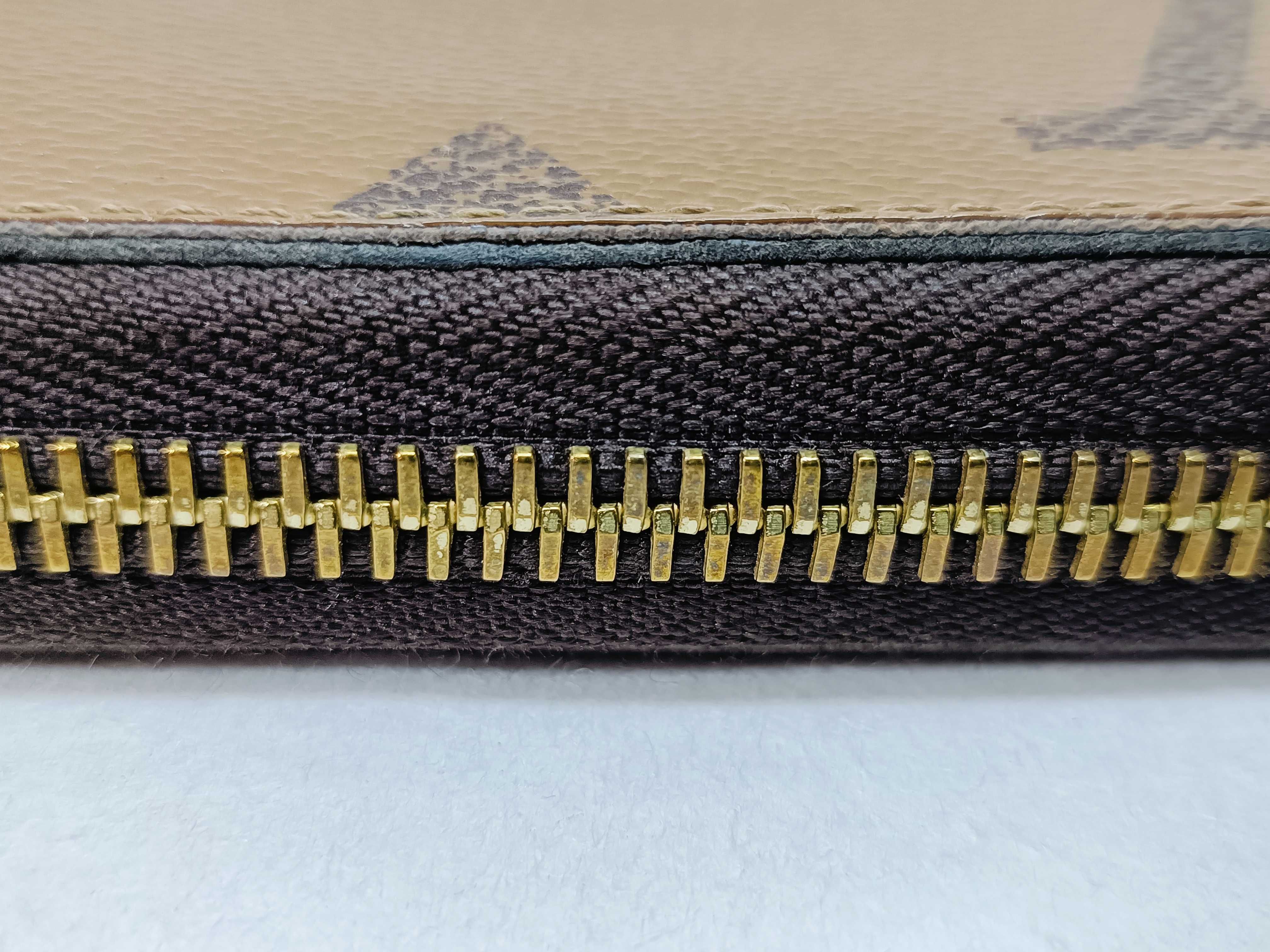 Monogram Giant Reverse Canvas Zip Wallet — view 8