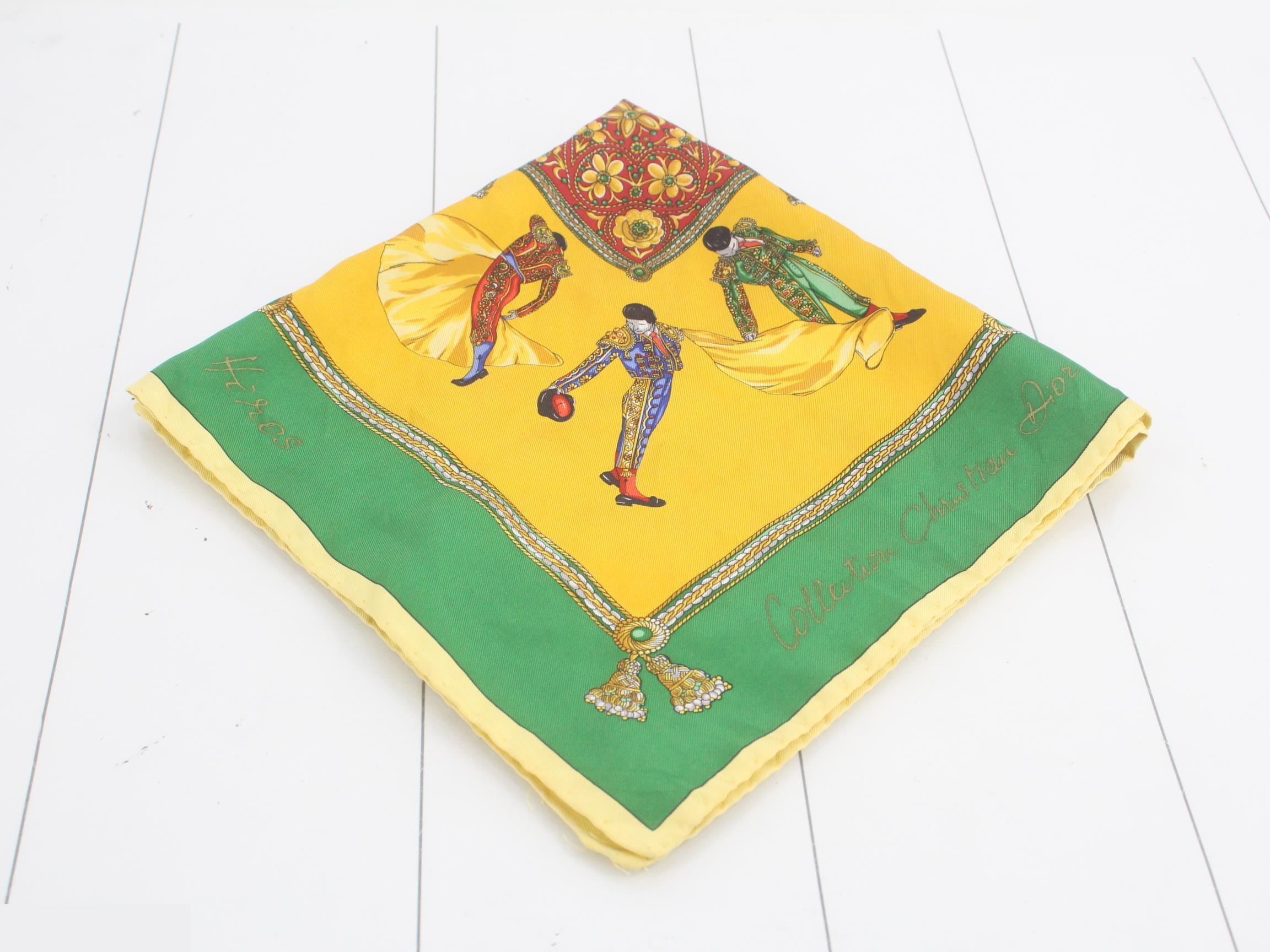 Silk Scarf Fighting Bull Corrida