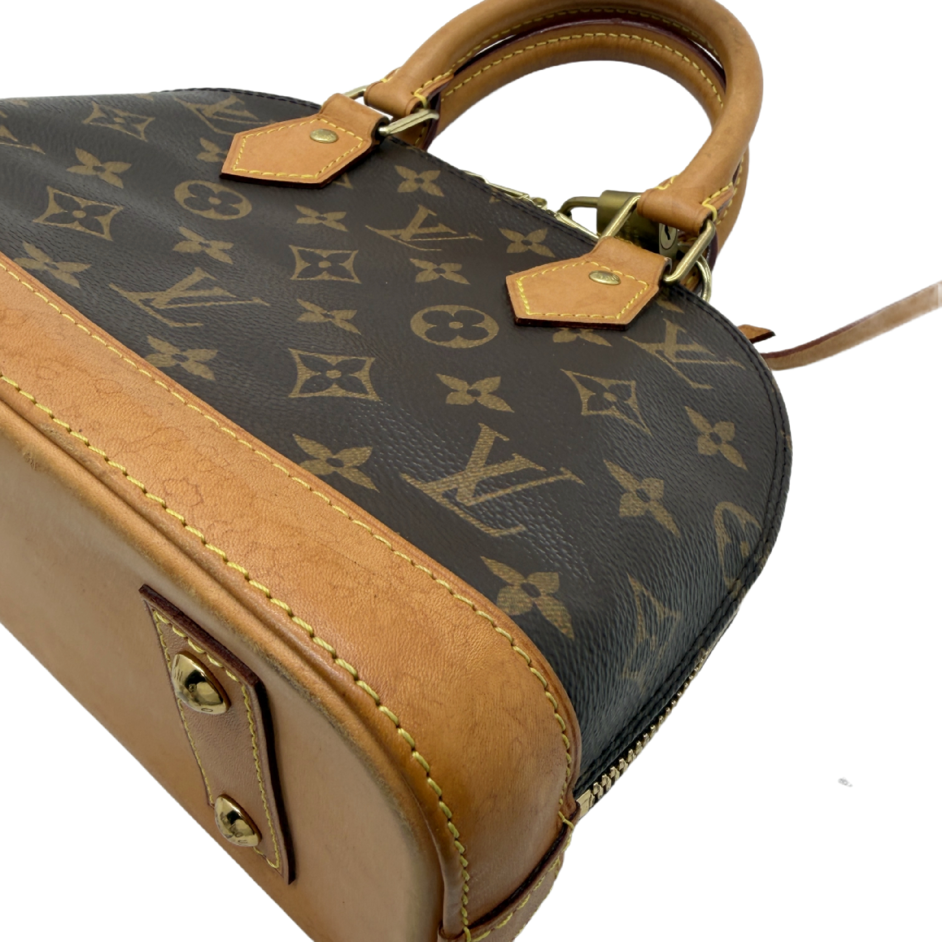 Alma BB Monogram 2-Way Handbag Shoulder Bag — view 8