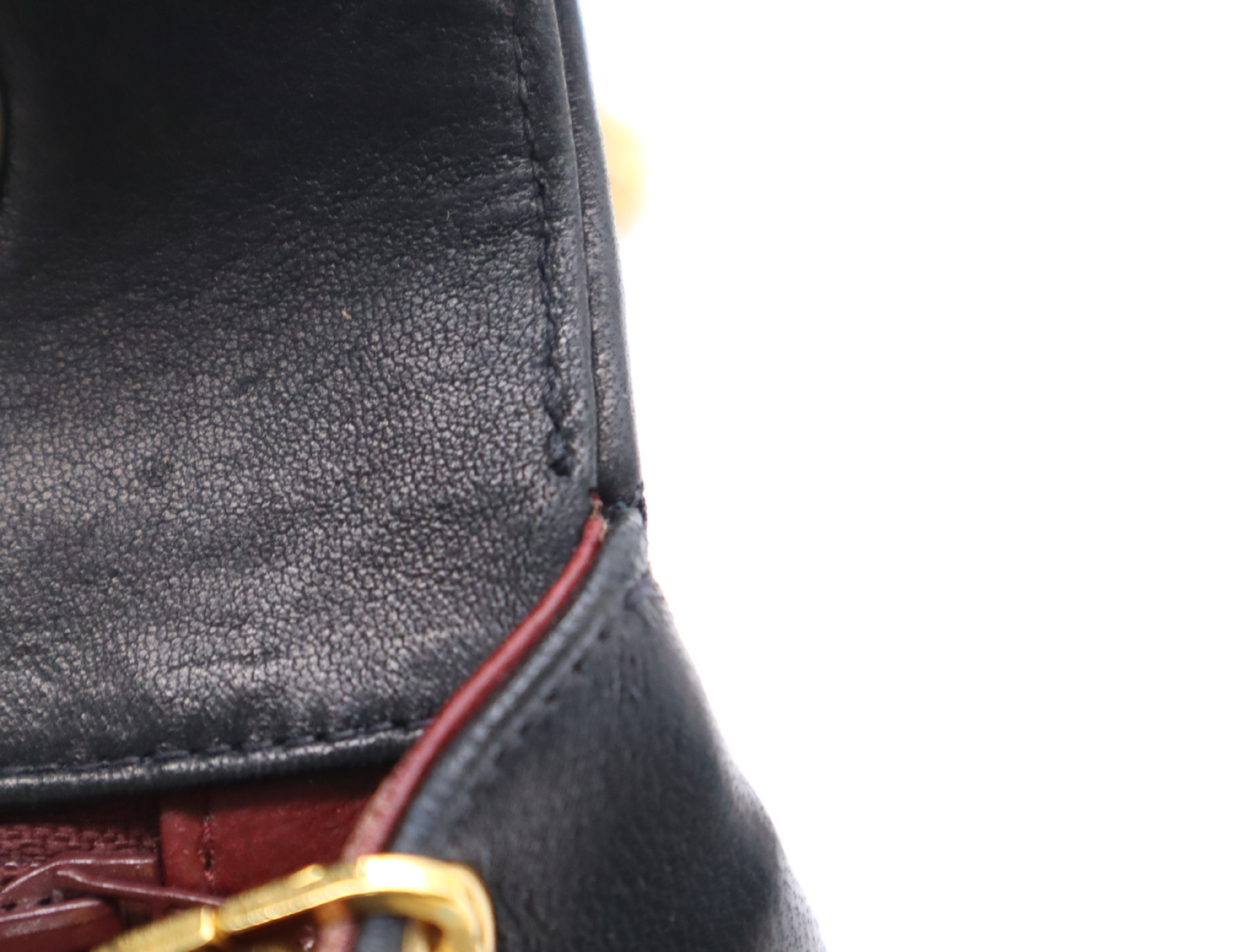 Lambskin Matelassé Diana 25 Shoulder Bag with Small Flap and Small Chain, Gold Hardware, Black, with Guarantee Card, Dust Bag, and Seal, 17170266 — view 13