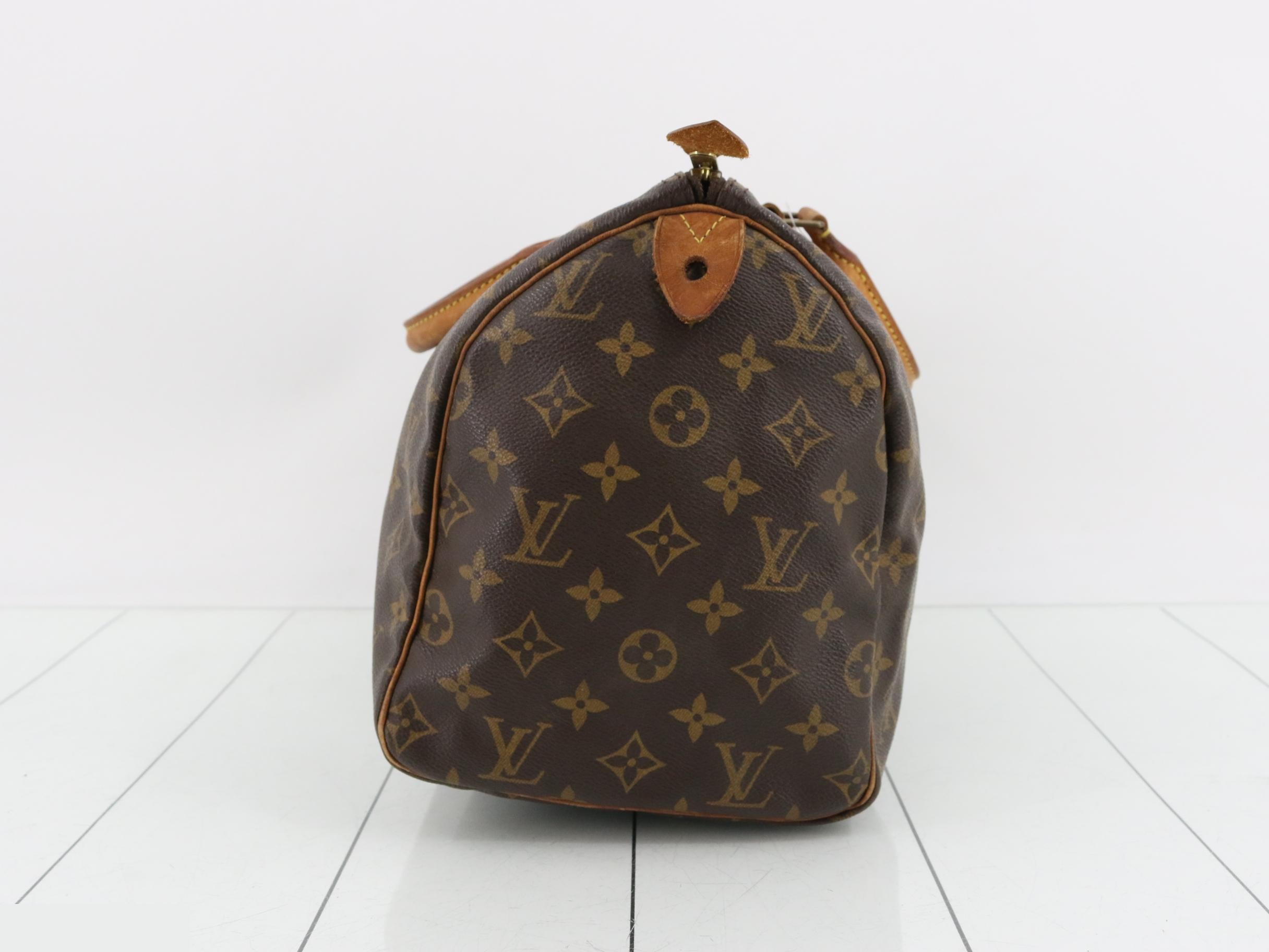 Speedy 30 Monogram Brown Handbag — view 3