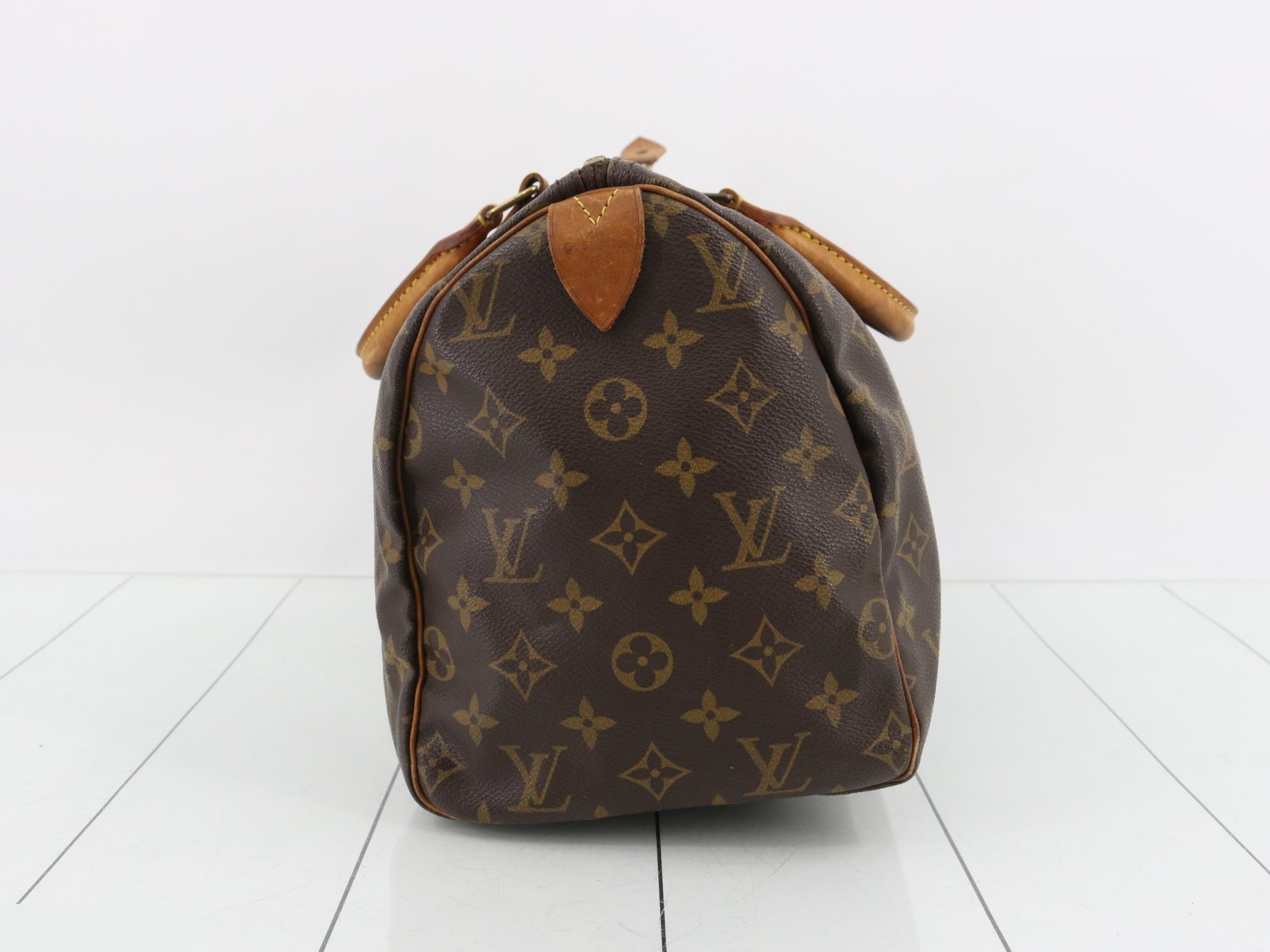 Speedy 30 Monogram Brown Handbag — view 4