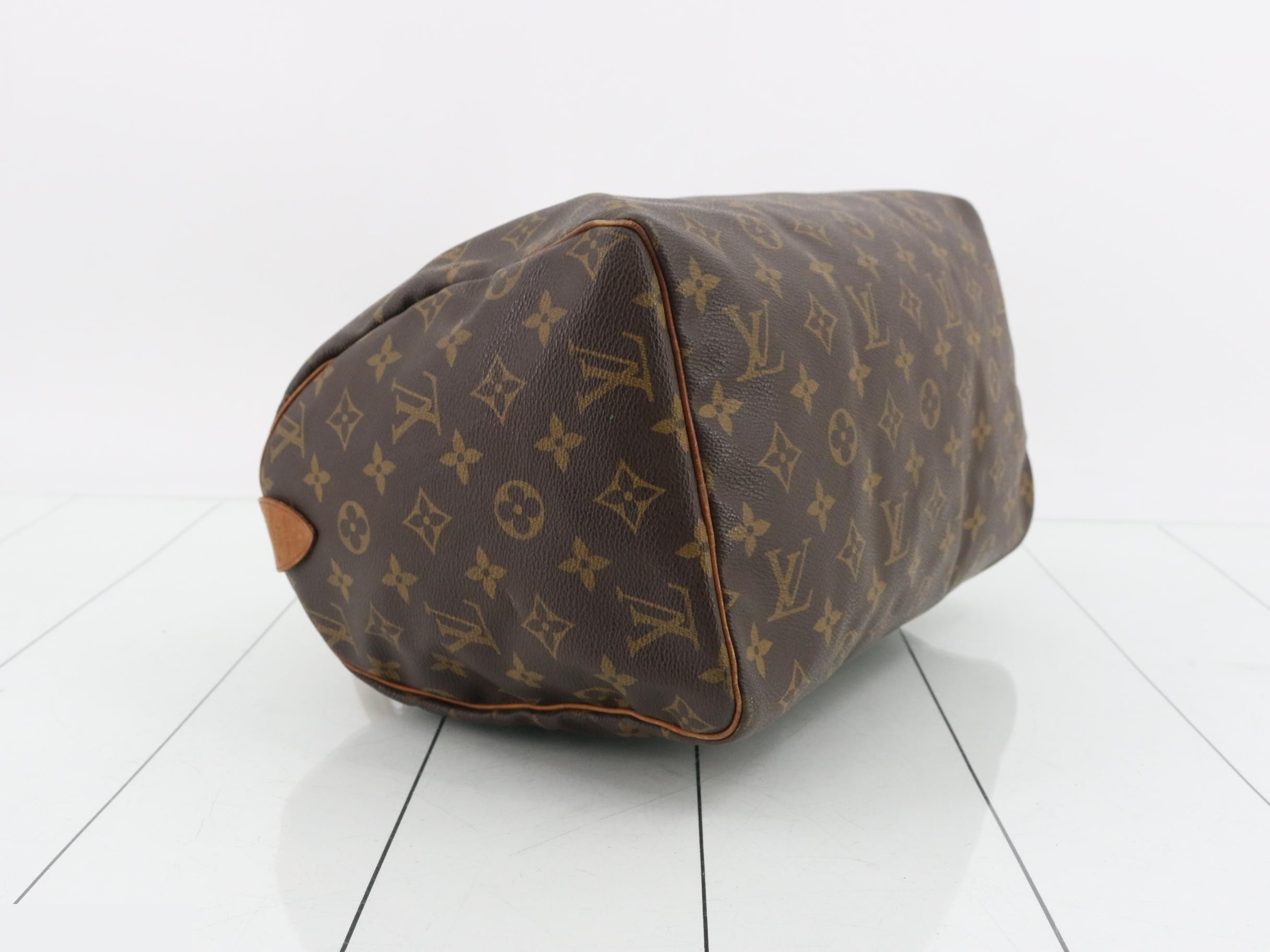 Speedy 30 Monogram Brown Handbag — view 5