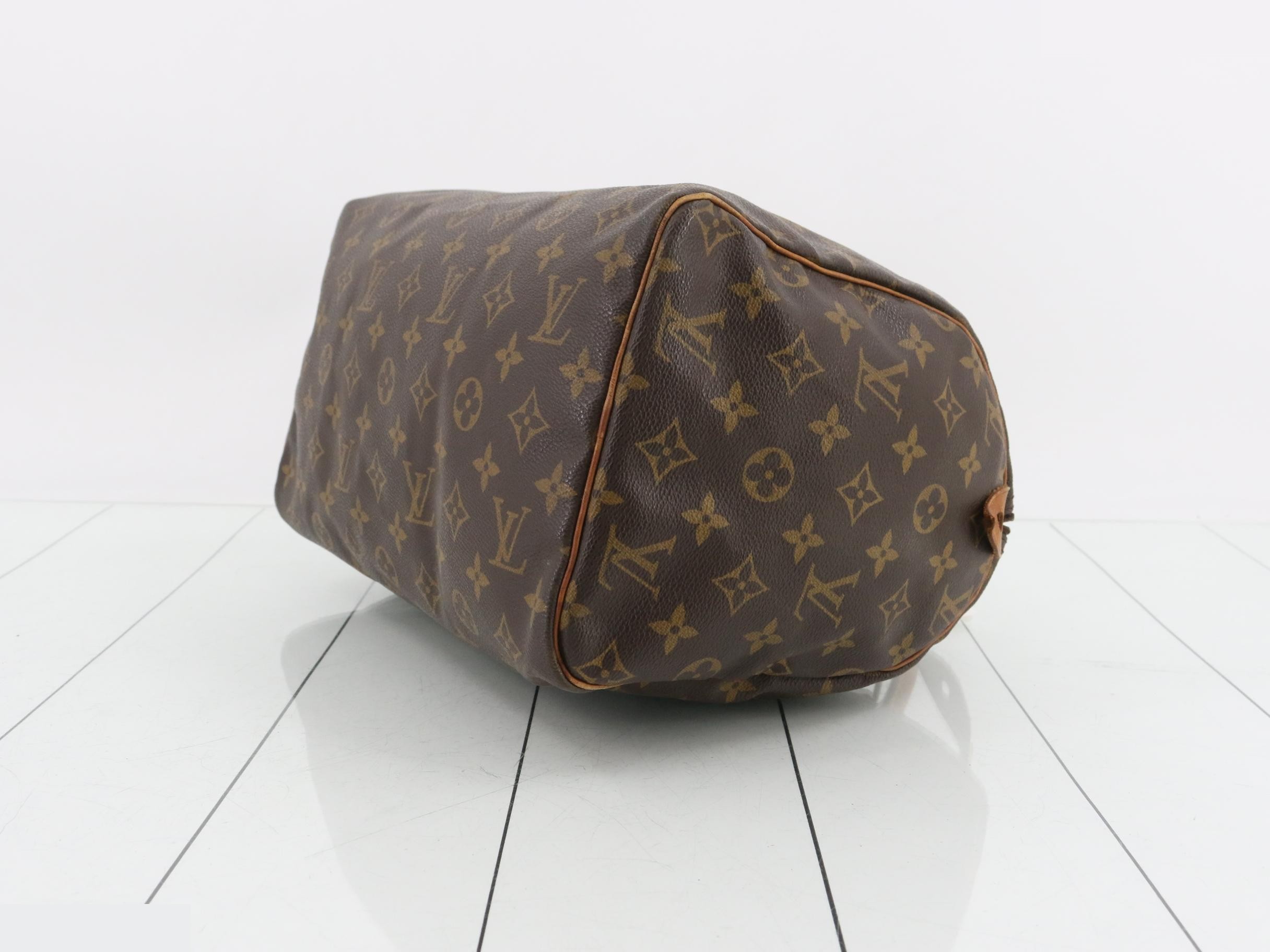 Speedy 30 Monogram Brown Handbag — view 6