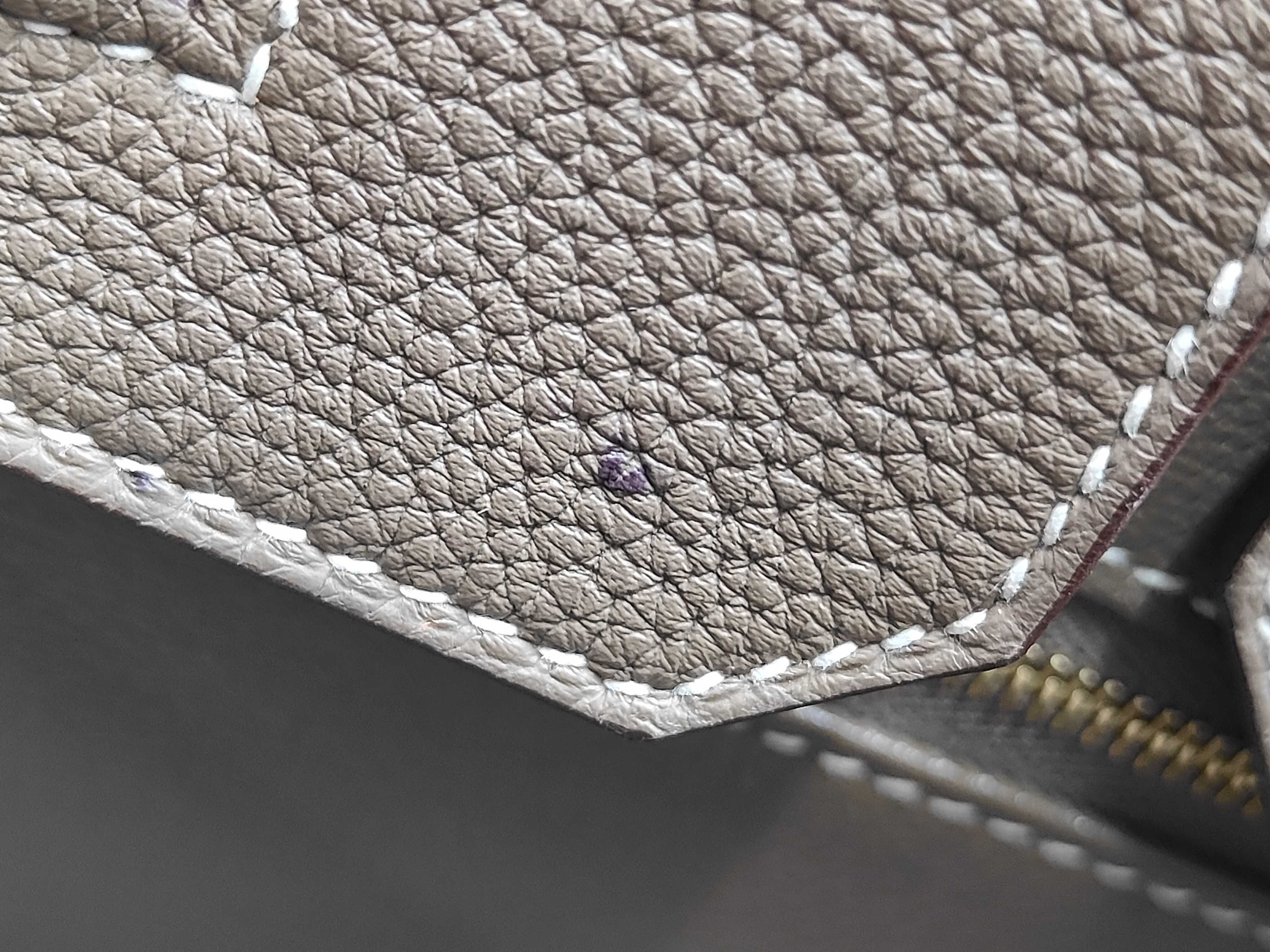 Birkin 30 Z stamp Togo Etoupe GD handbag — view 13