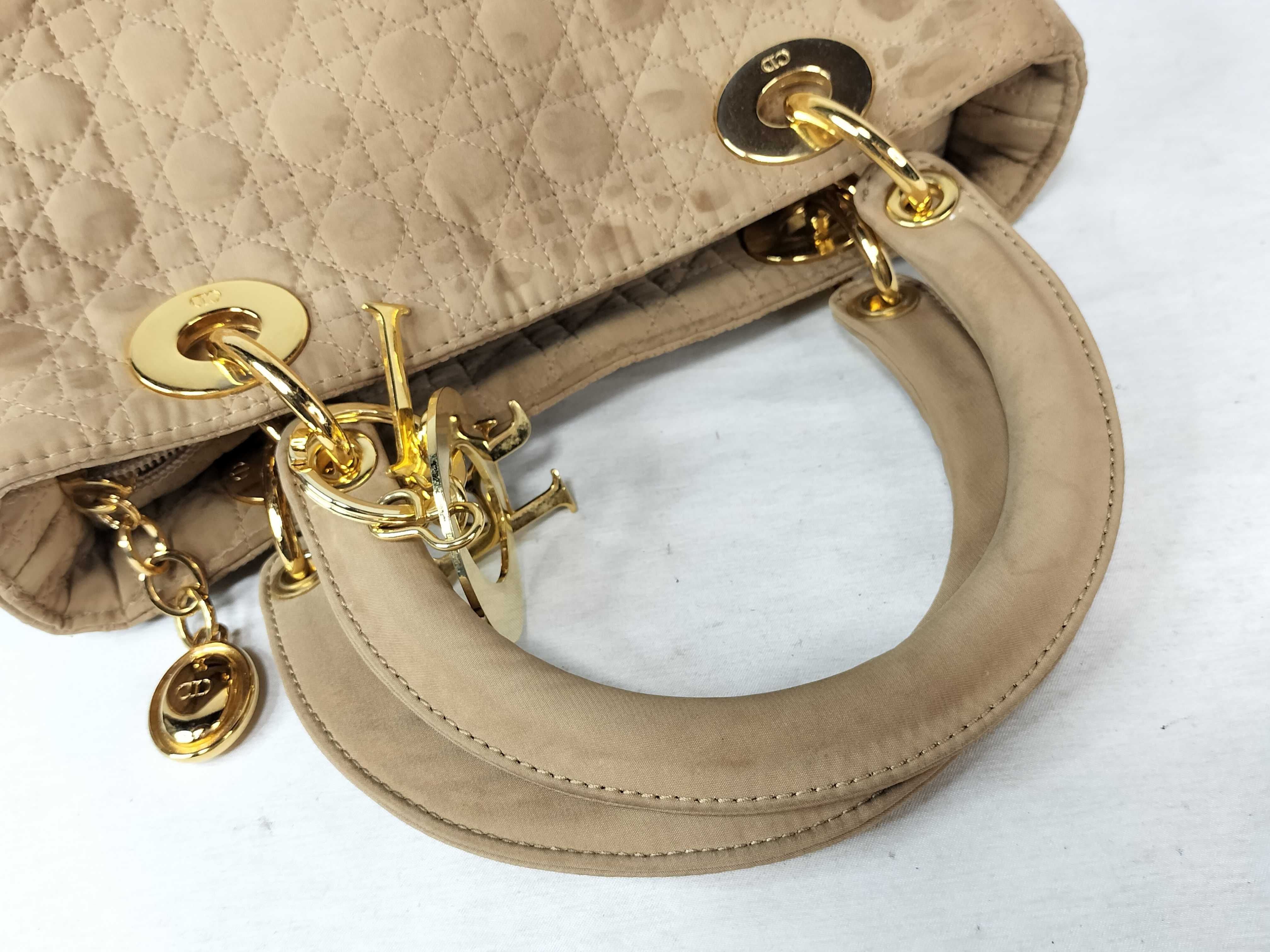 Lady Dior Lady Bag (Brown) Handbag — view 3