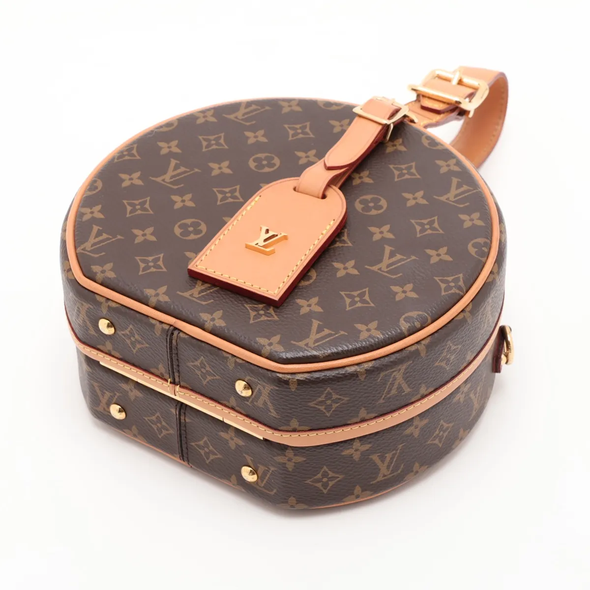 Monogram Petite Boite Chapeau M43514 Brown (RFID detected) — view 3