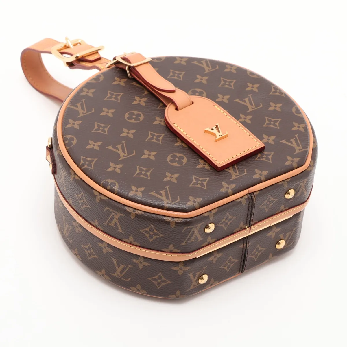 Monogram Petite Boite Chapeau M43514 Brown (RFID detected) — view 4