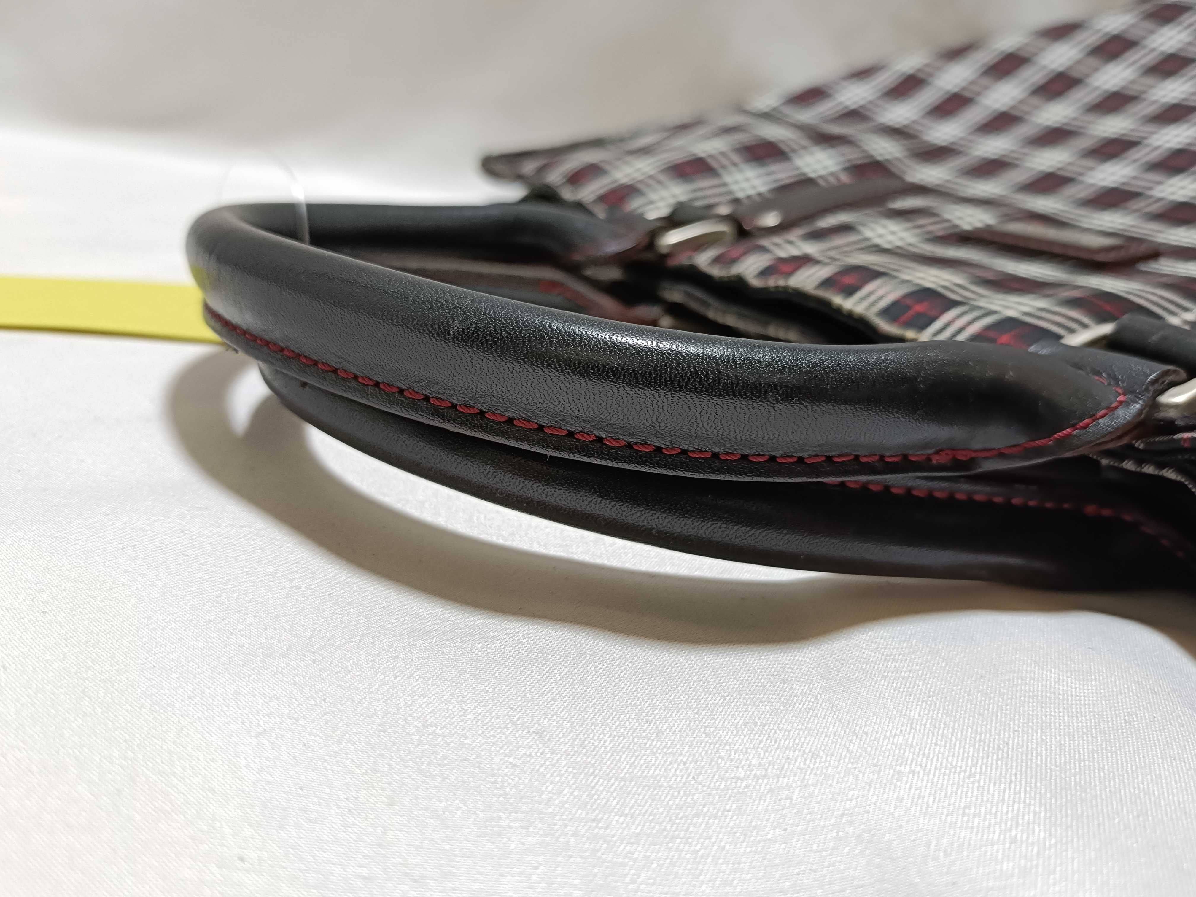 Black Label Check Tote Bag — view 4
