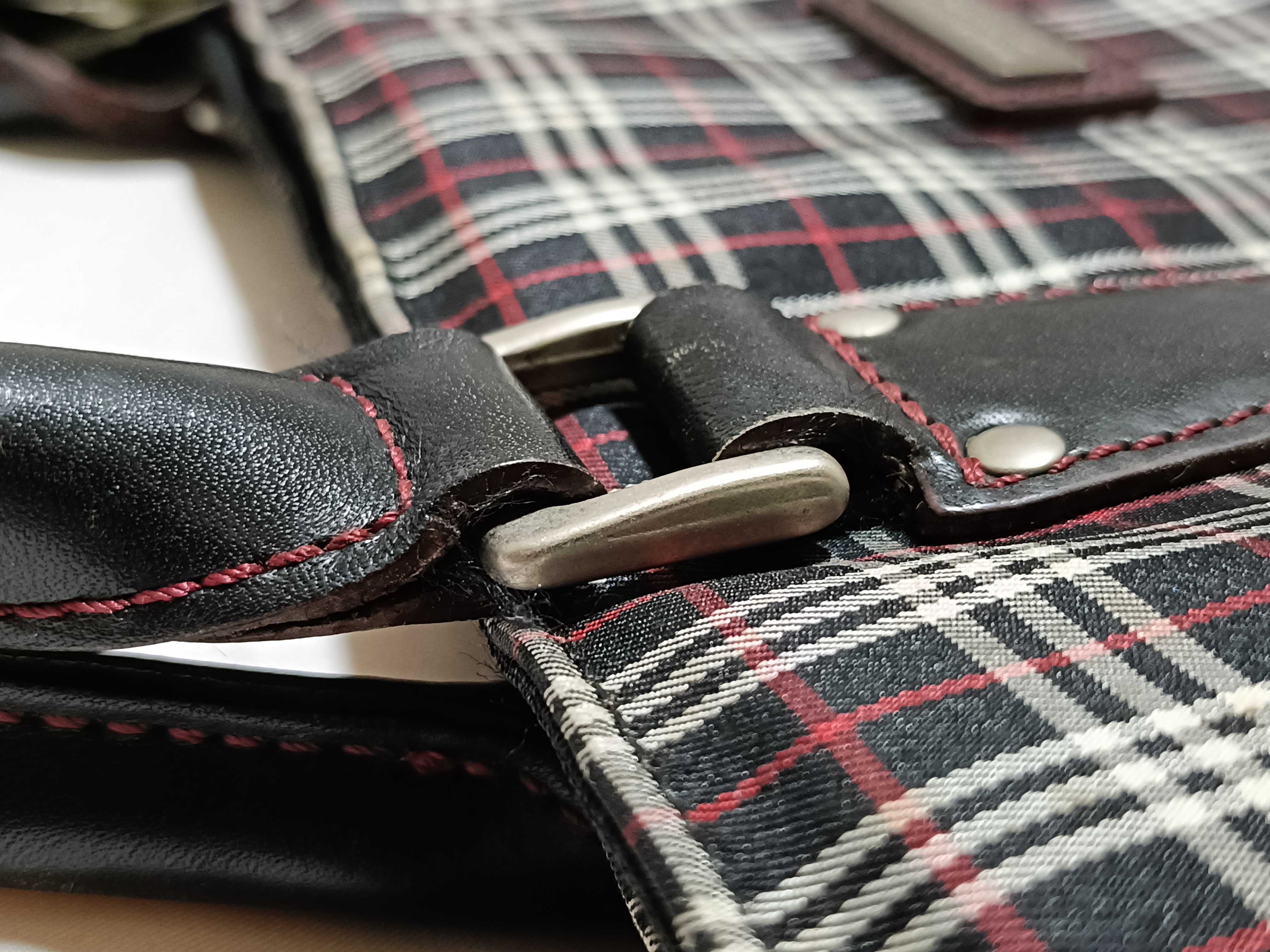 Black Label Check Tote Bag — view 5