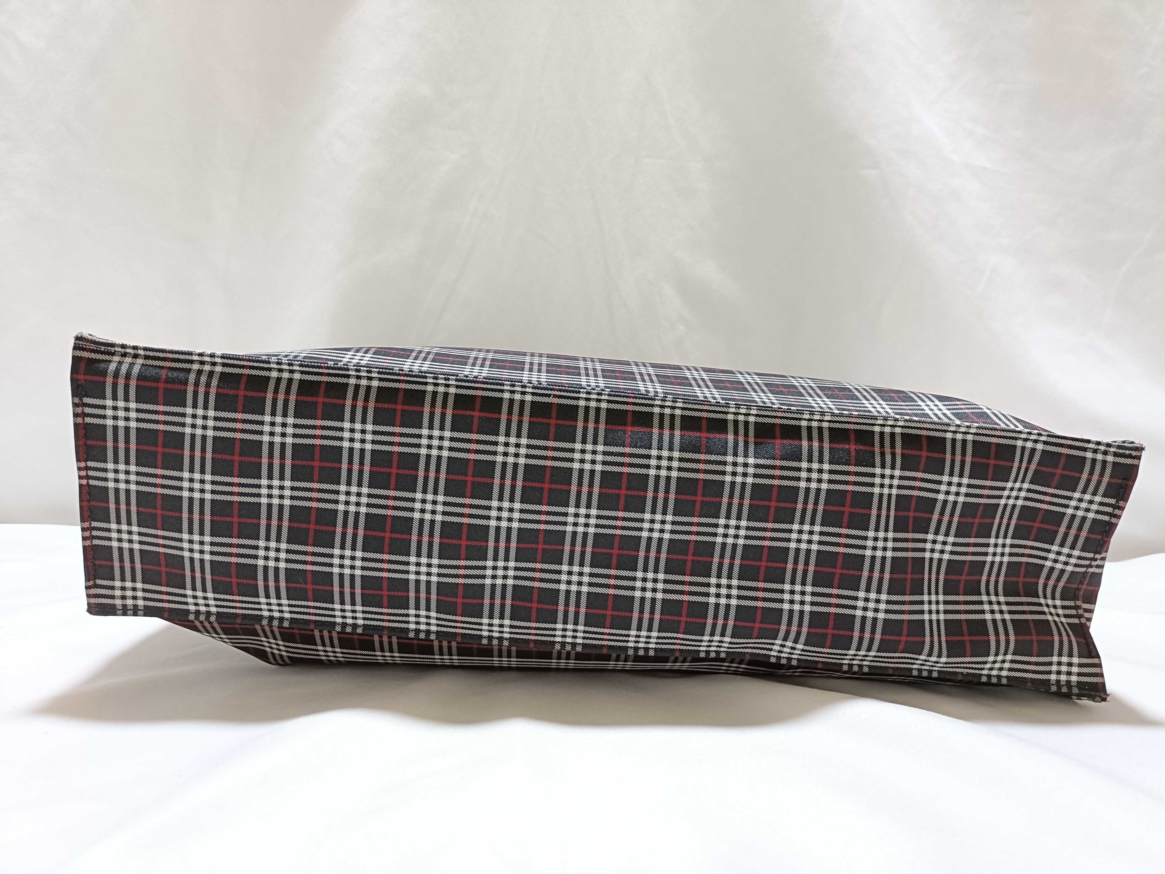 Black Label Check Tote Bag — view 7
