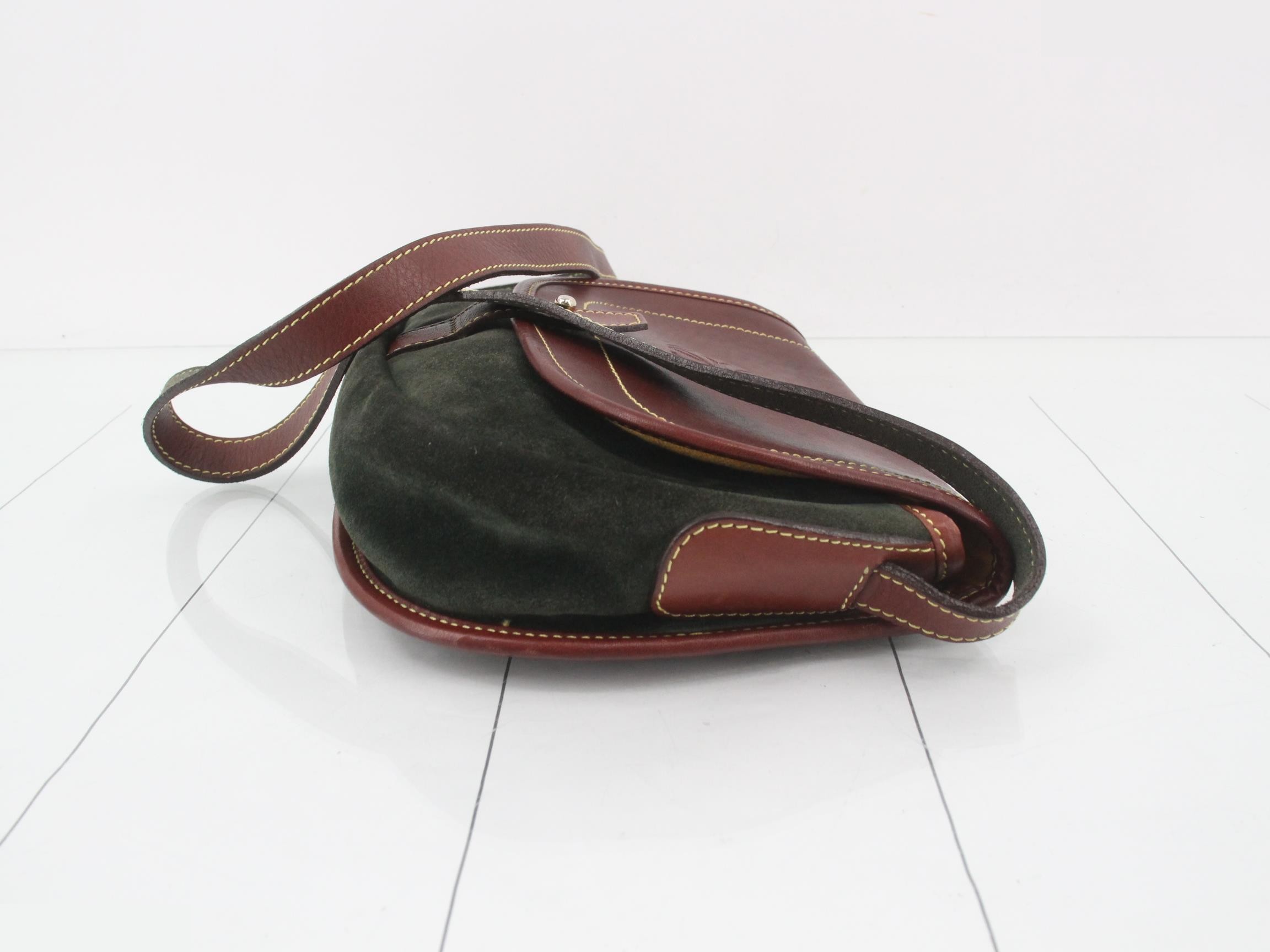 Other lines: Bags & Shoulder Bags, Suede, Green, Leather, Brown — view 3