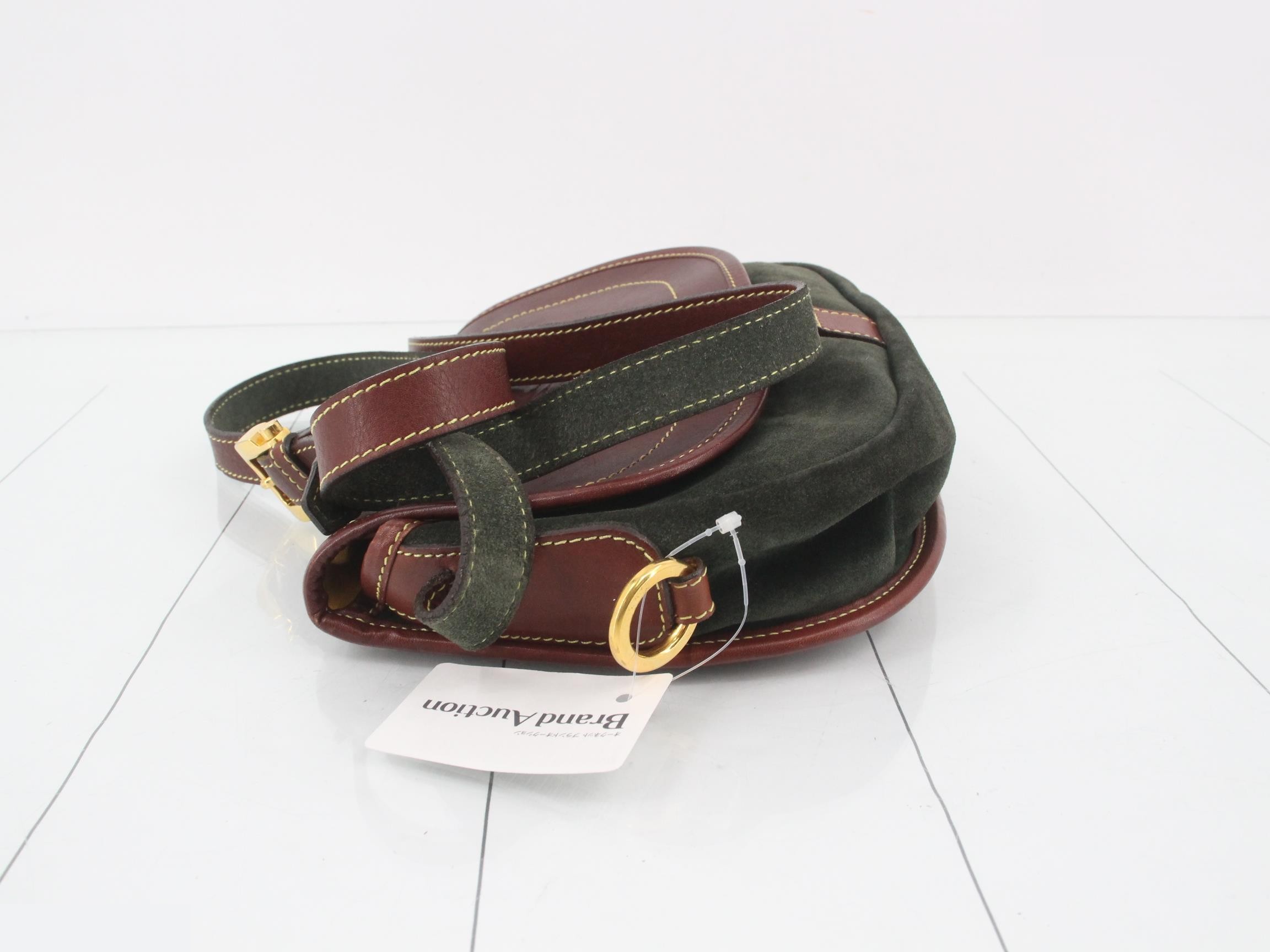 Other lines: Bags & Shoulder Bags, Suede, Green, Leather, Brown — view 4