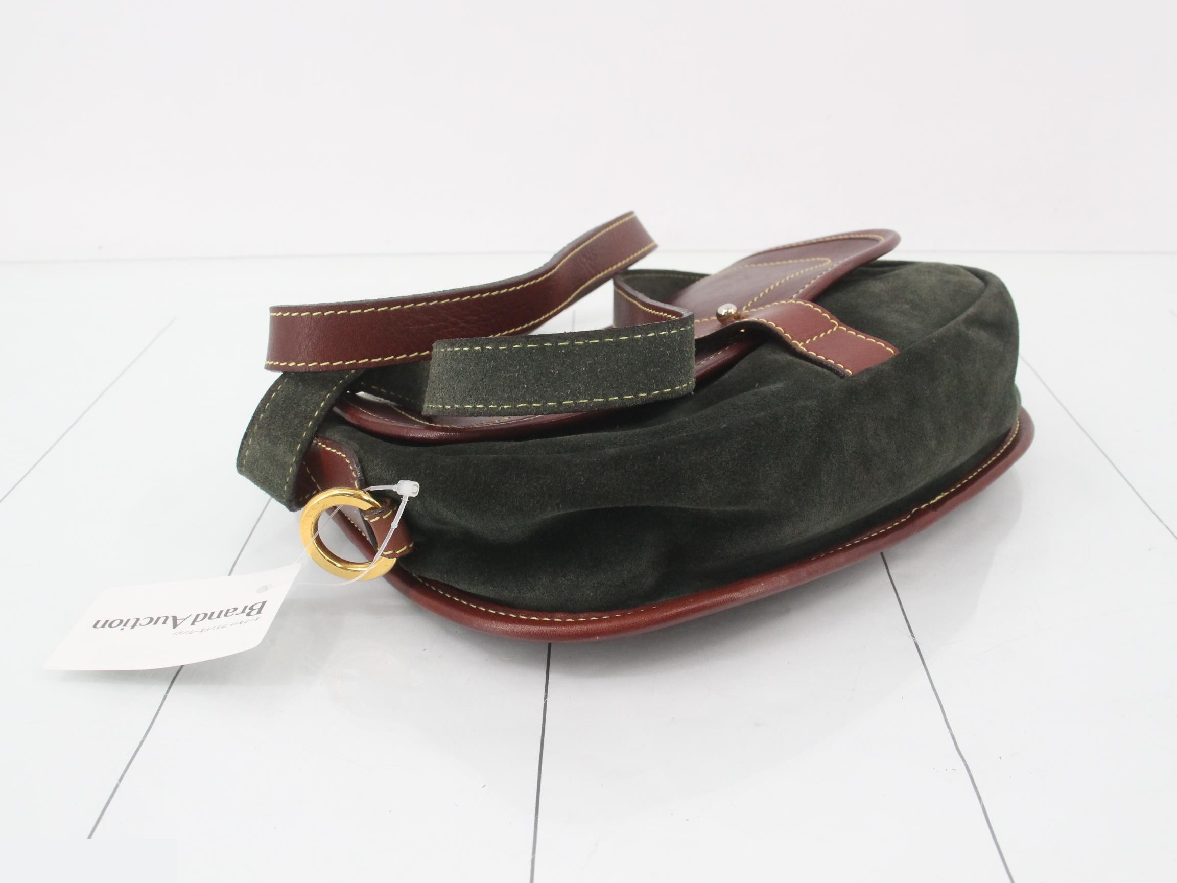Other lines: Bags & Shoulder Bags, Suede, Green, Leather, Brown — view 5