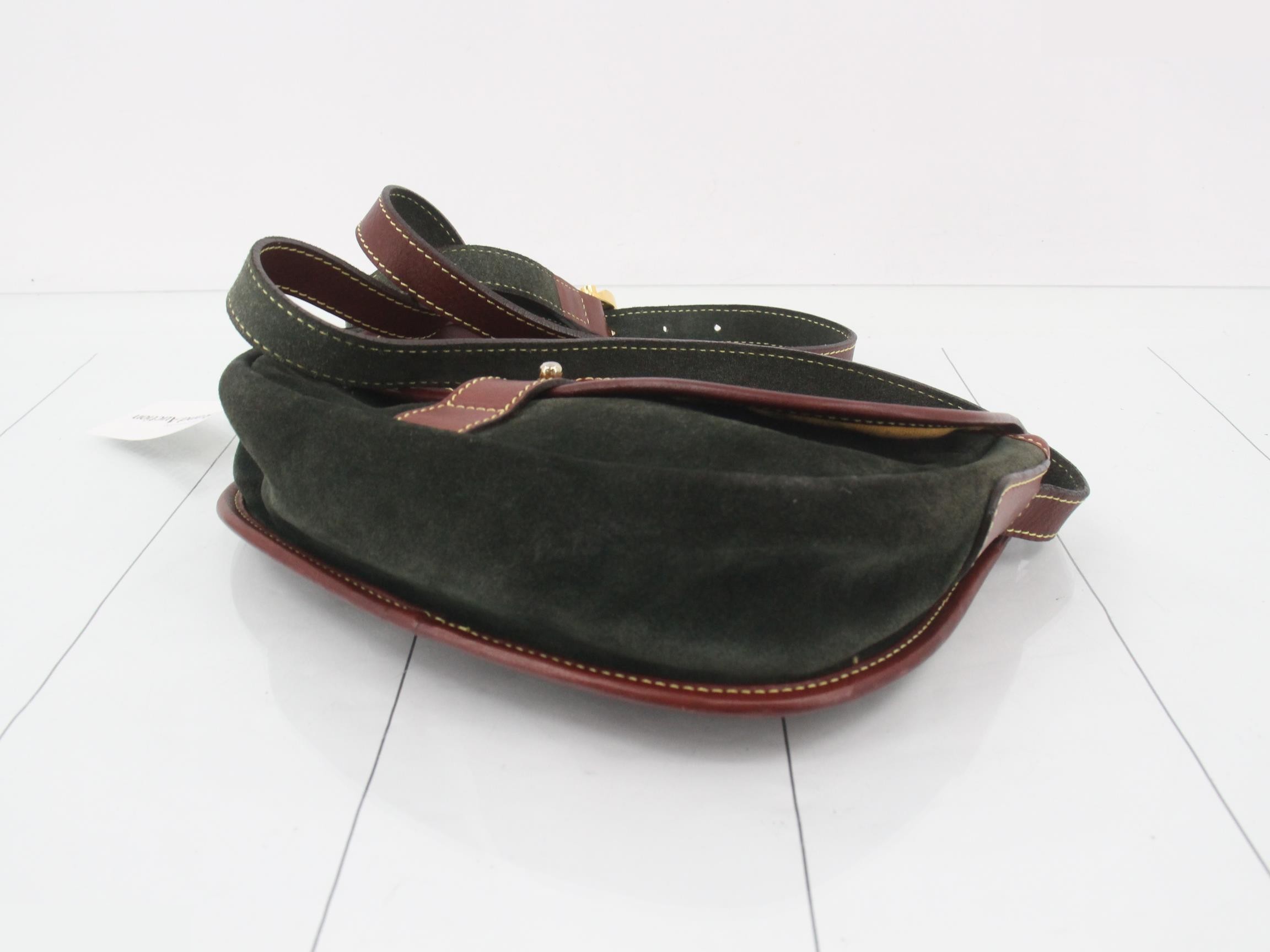 Other lines: Bags & Shoulder Bags, Suede, Green, Leather, Brown — view 6