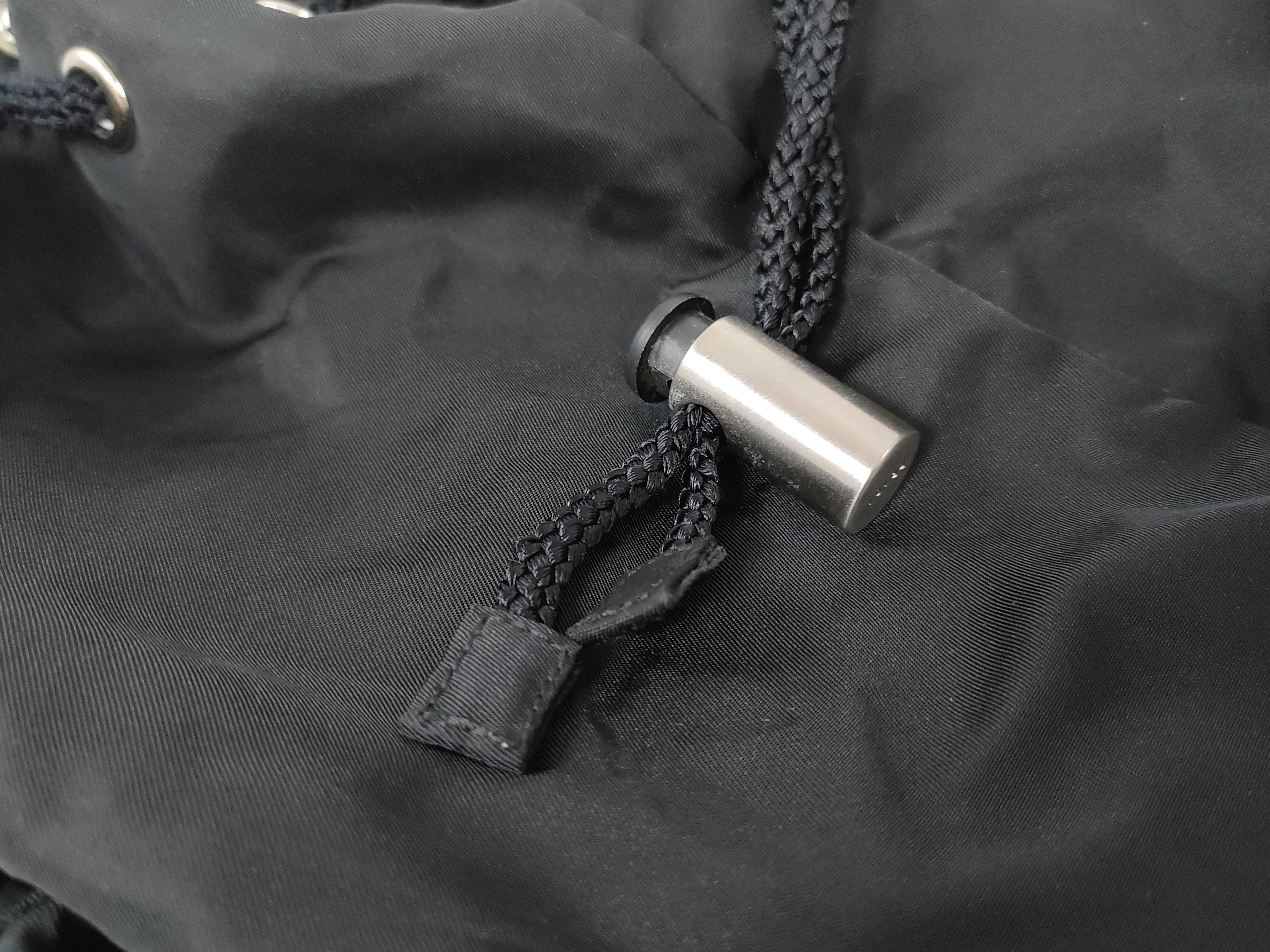 Nylon Prada Tessuto Backpack Triangle Plate Rucksack — view 14