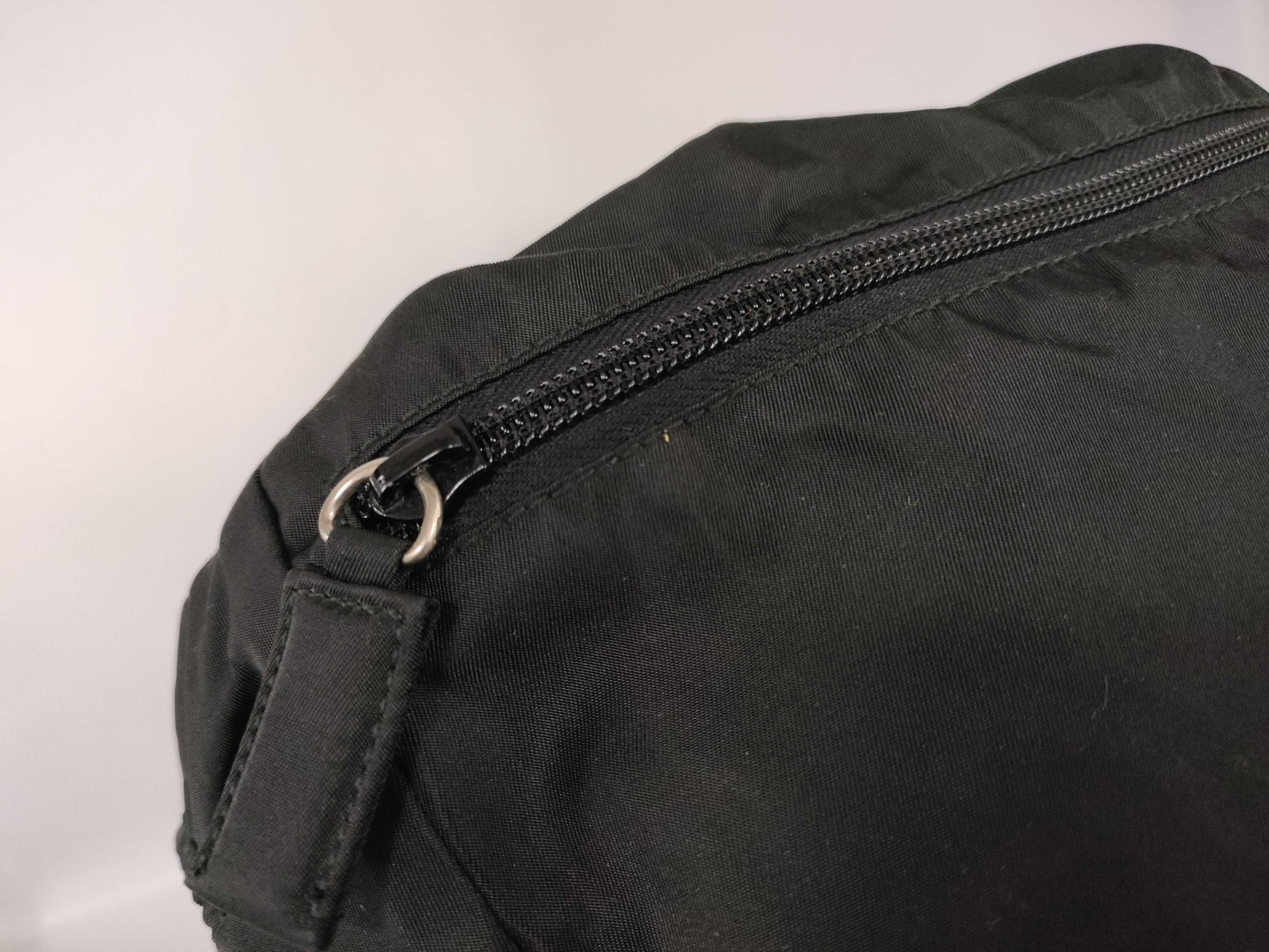 Nylon Prada Tessuto Backpack Triangle Plate Rucksack — view 8
