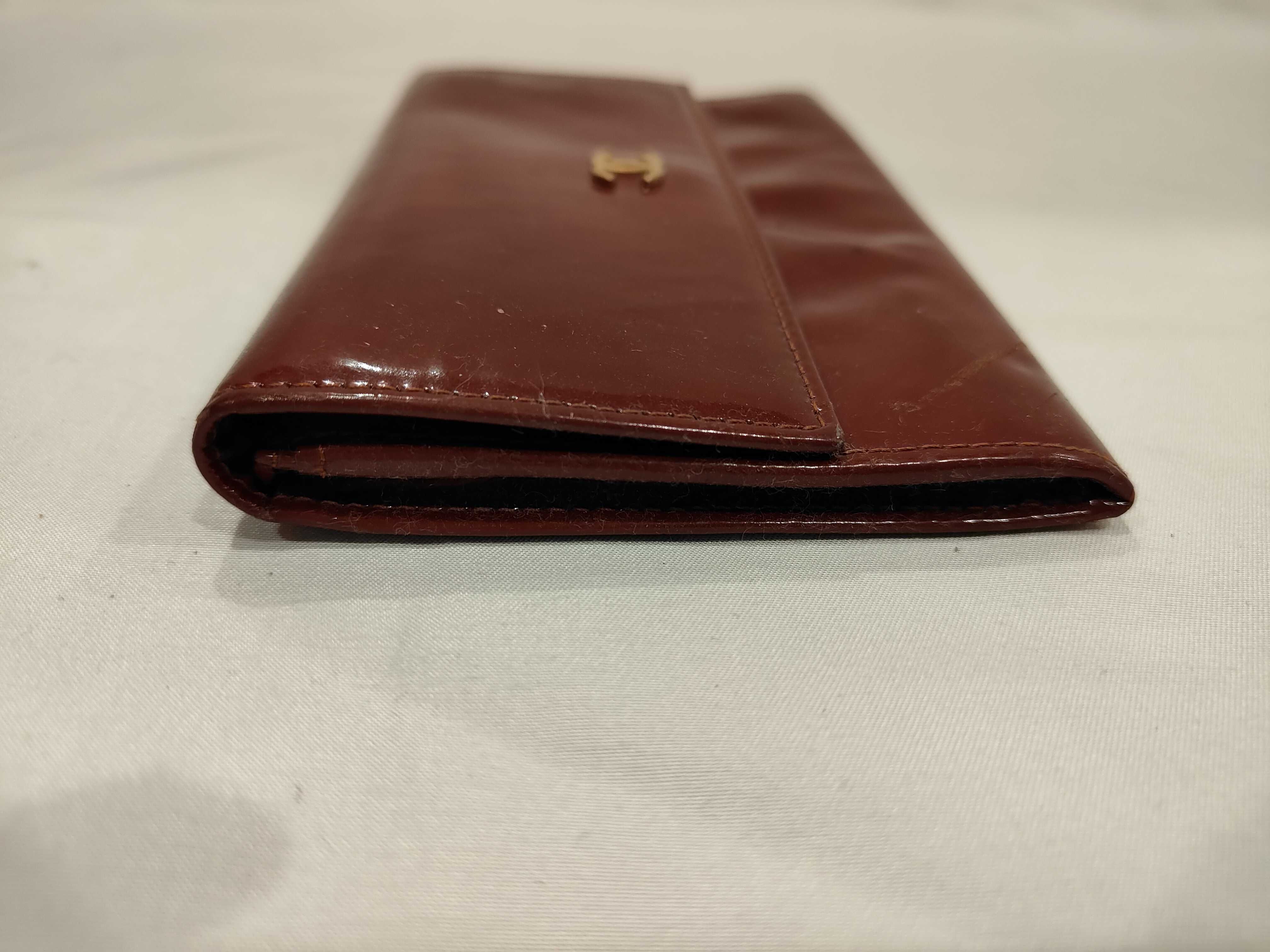 Patent Leather Coco Mark Compact Wallet, Series 6 Coin Case — view 5