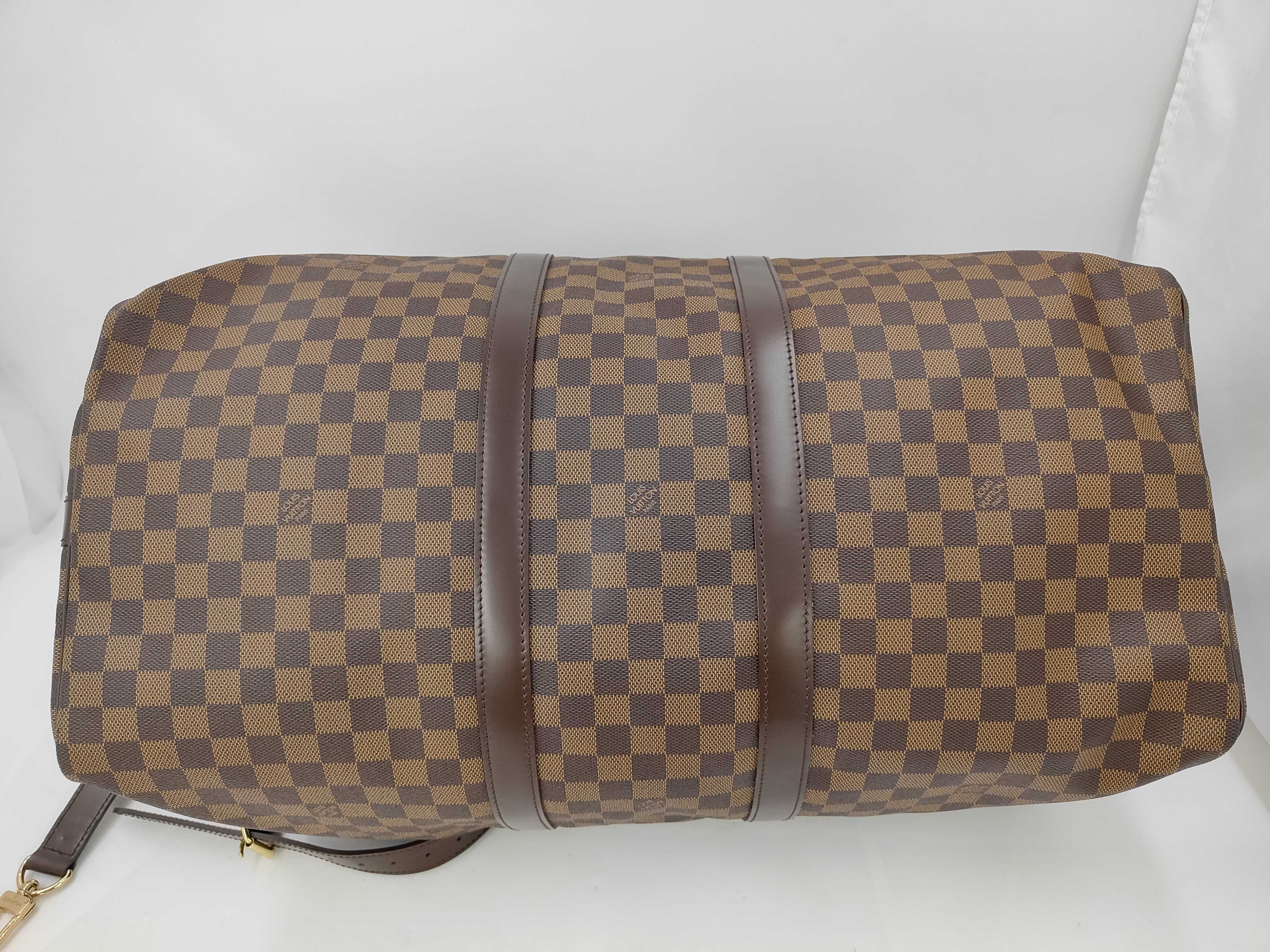 Damier Keepall Bandoulière 55 Boston Bag — view 7