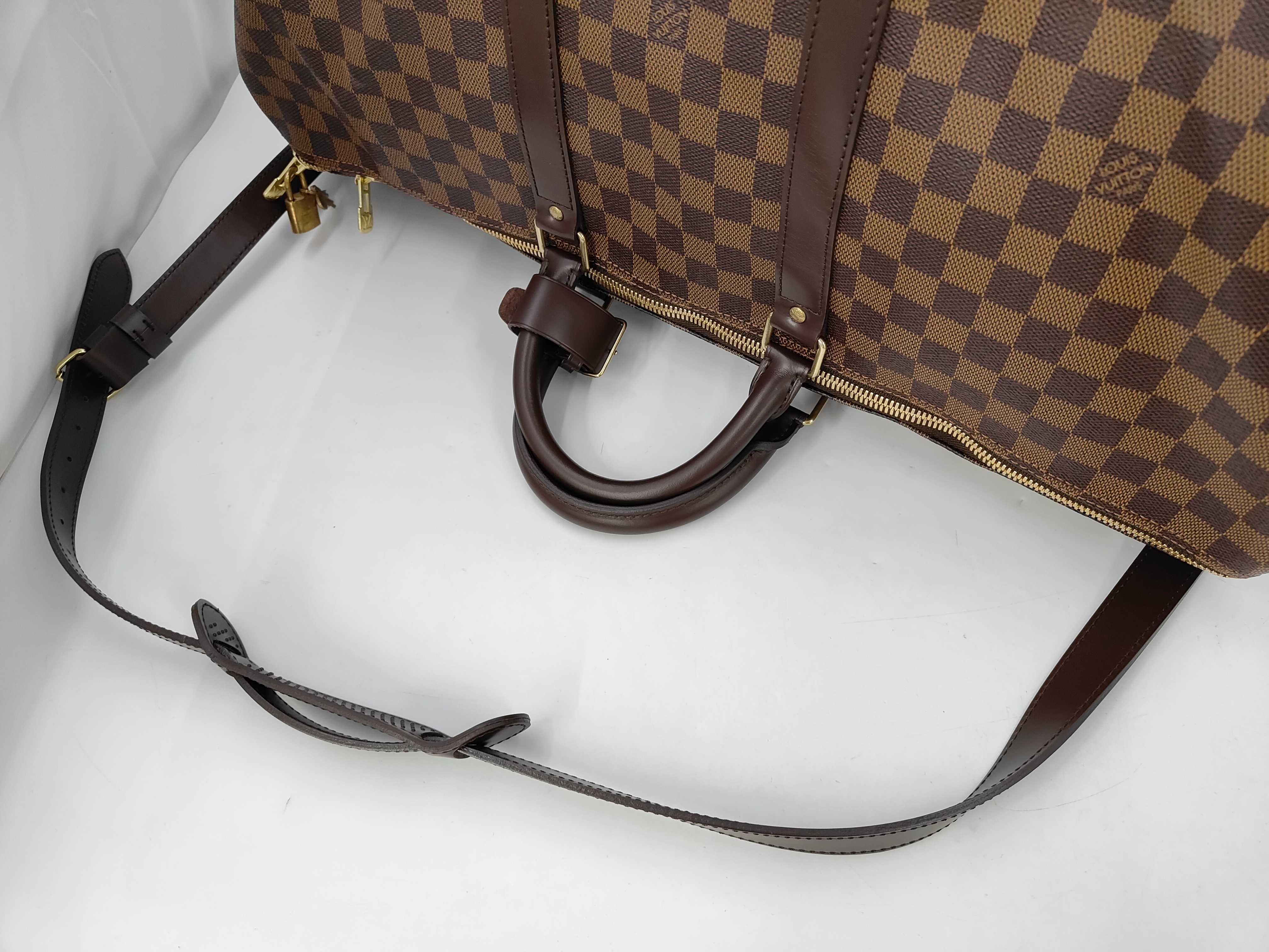 Damier Keepall Bandoulière 55 Boston Bag — view 10